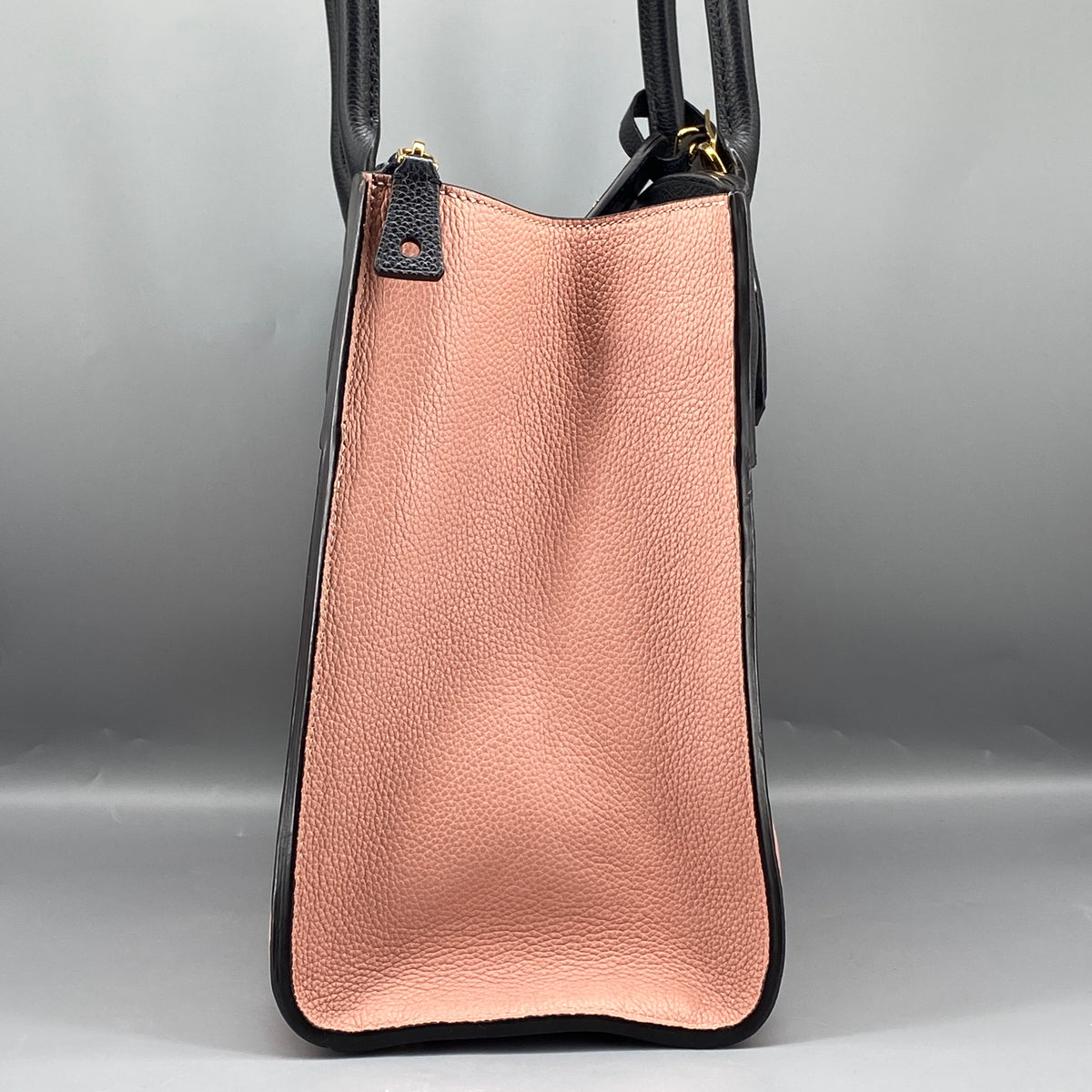 Louis Vuitton City Steamer MM Handbag Pink Black