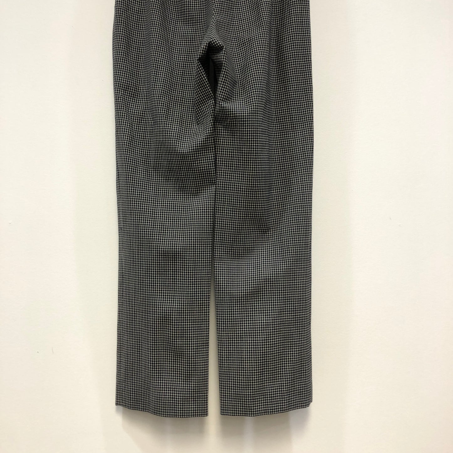 Balenciaga Checkered Tailored Trousers Size 38 White/Black