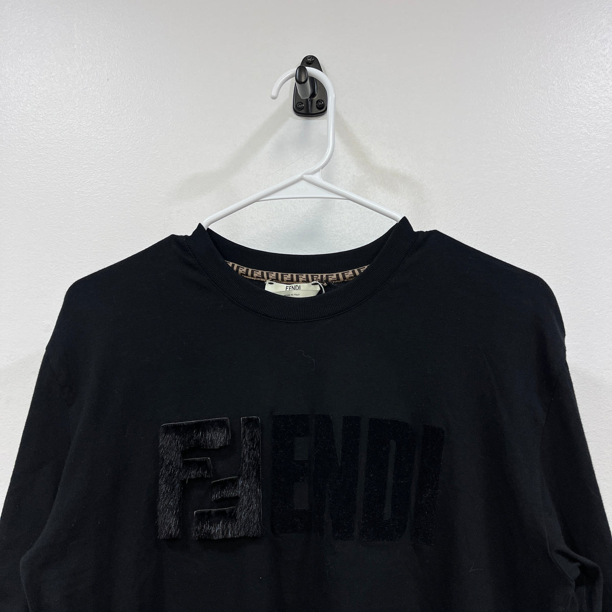 Fendi Black  Short Sleeve T-shirt Size XS