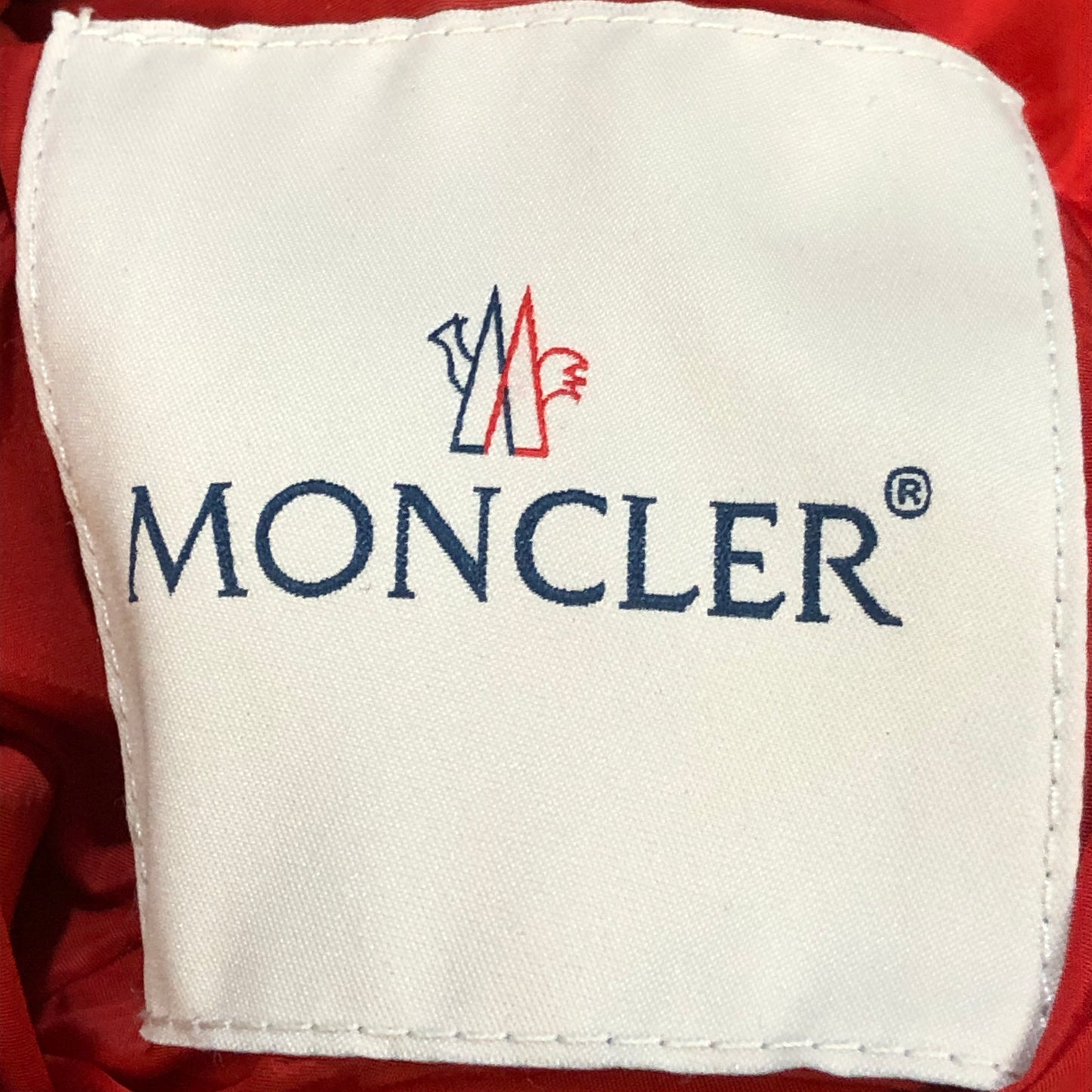 Moncler Floral Print Red Trim Hooded Down Jacket Size 1