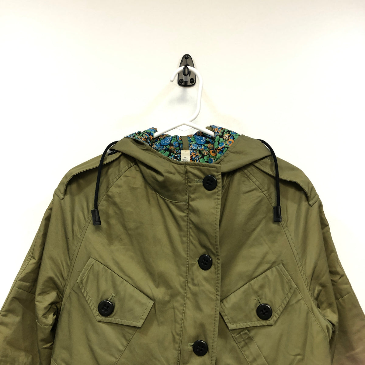 Coach Oliver Green Hooded Parka Jacket Size XS