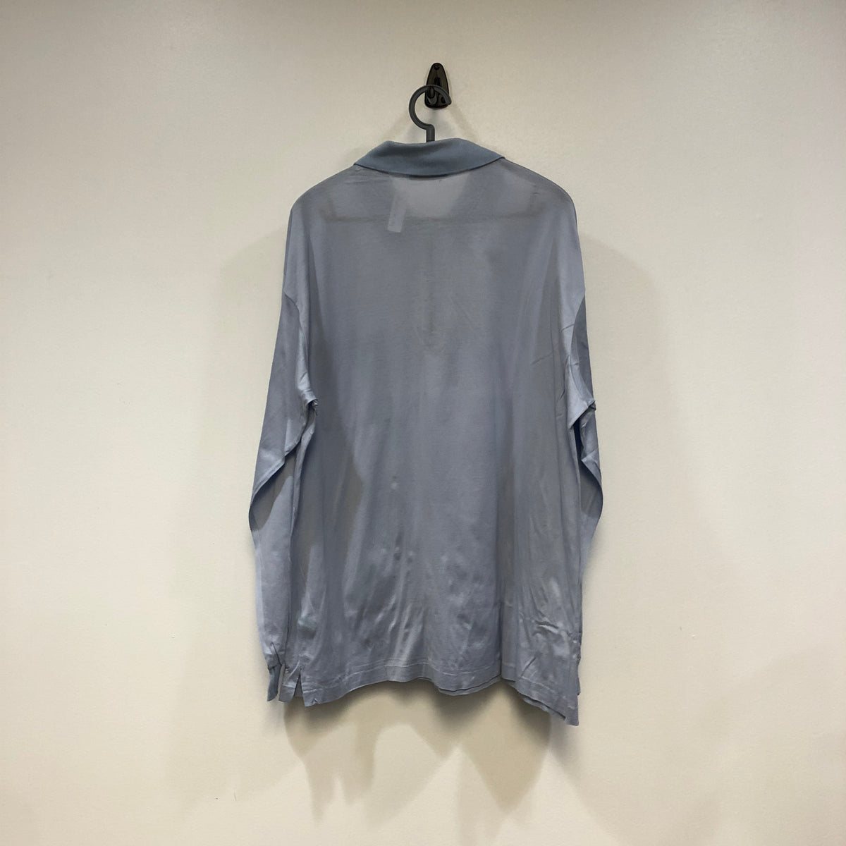 Lanvin Dusty Blue Long Sleeve Shirt Size XL