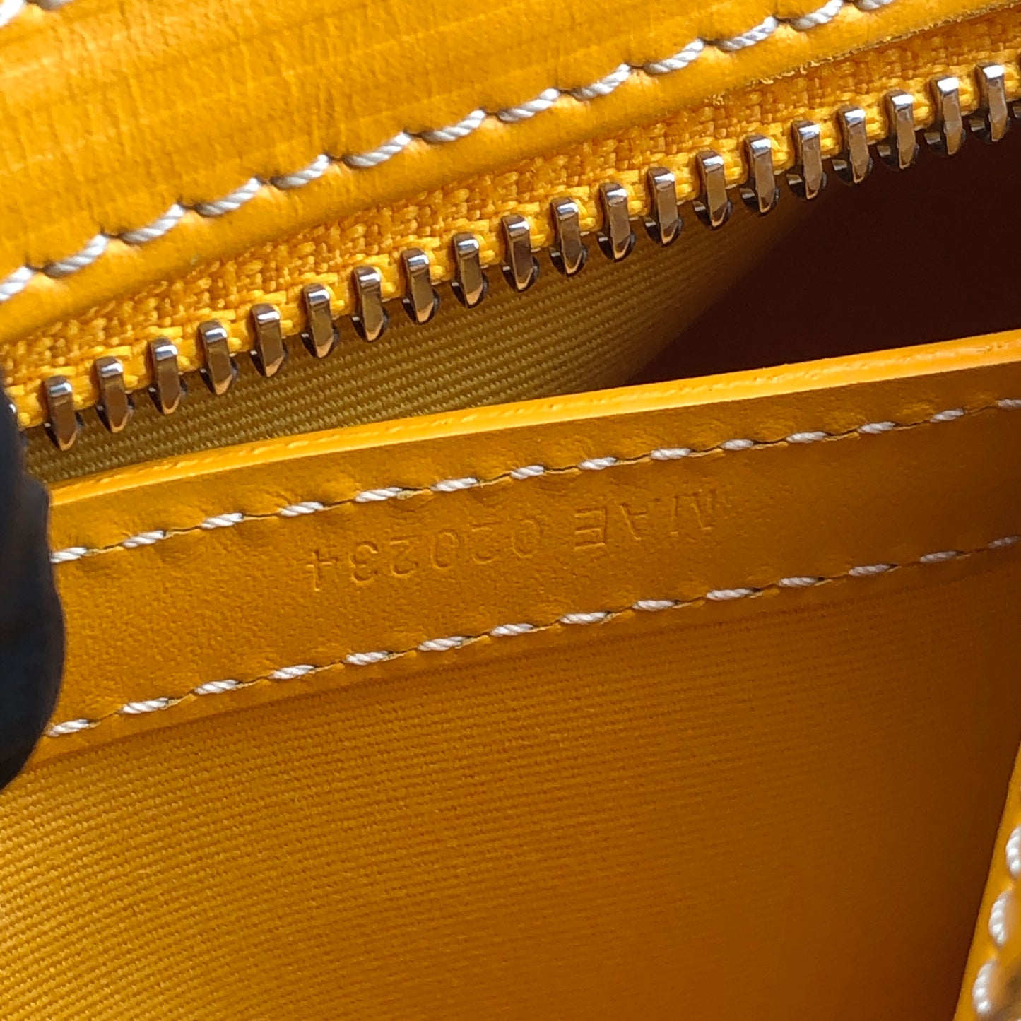 Goyard Cap-Vert Yellow Goyardine Canvas Crossbody Camera Bag