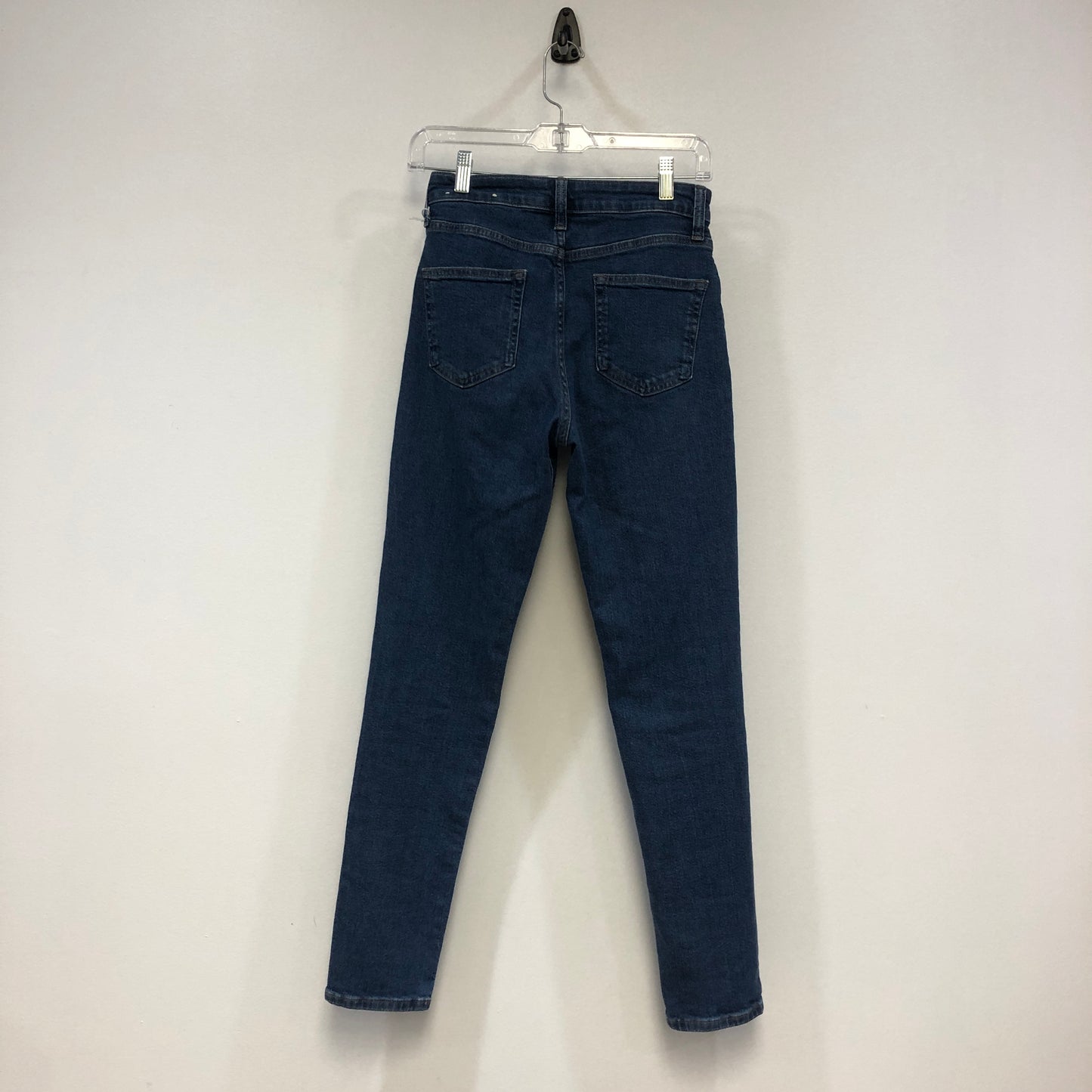 Muji Slim Fit Blue Denim Ankle Jeans