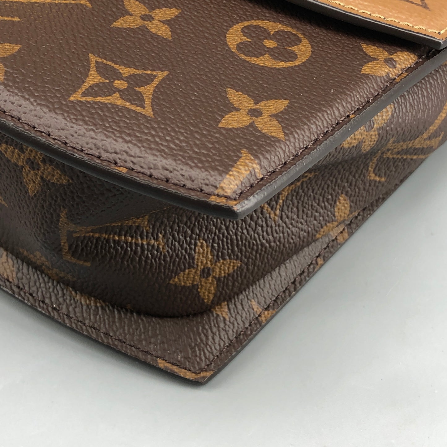 Louis Vuitton Monogram Reverse Tilsitt Bag Brown