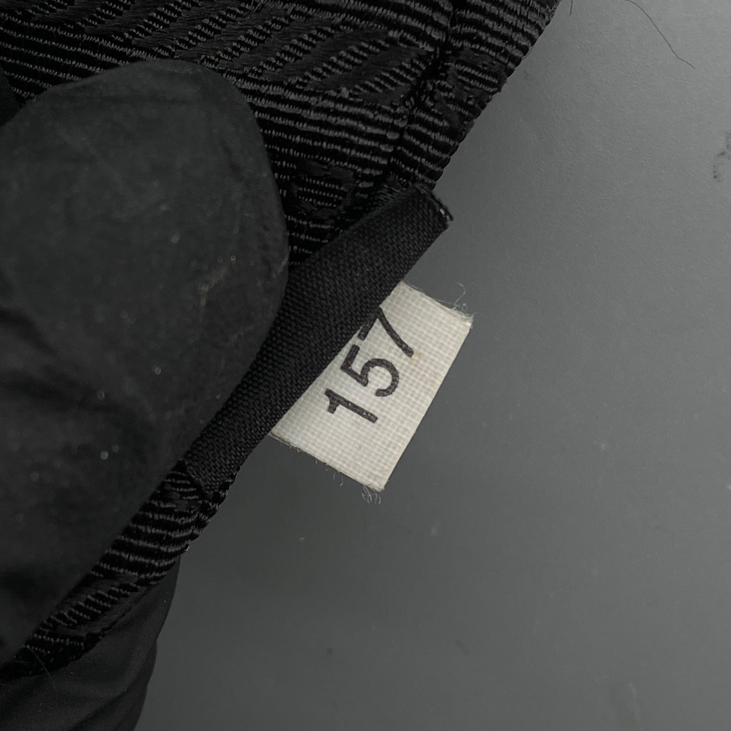 Prada Black Nylon Triangle Logo Crossbody Bag