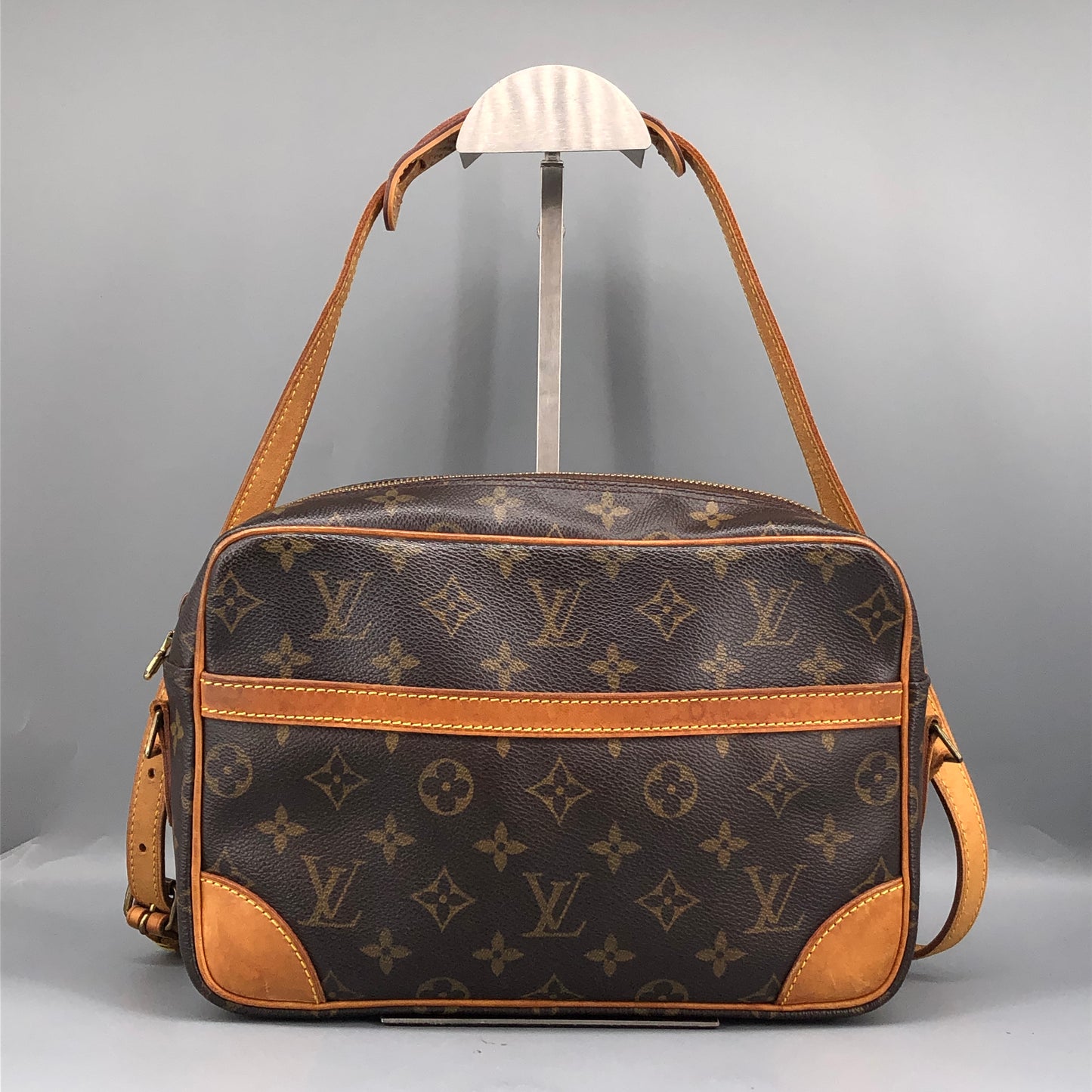 Louis Vuitton Monogram Trocadero Crossbody Bag brown