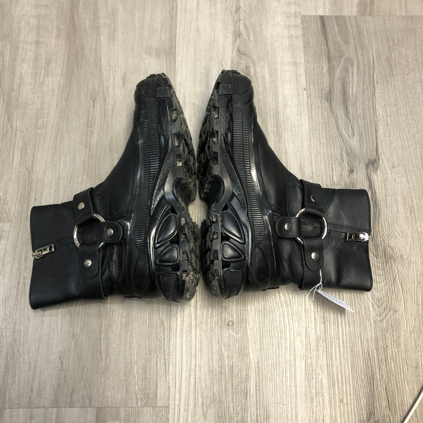 Burberry Women's Black Leather Ankle Boots Size 38
