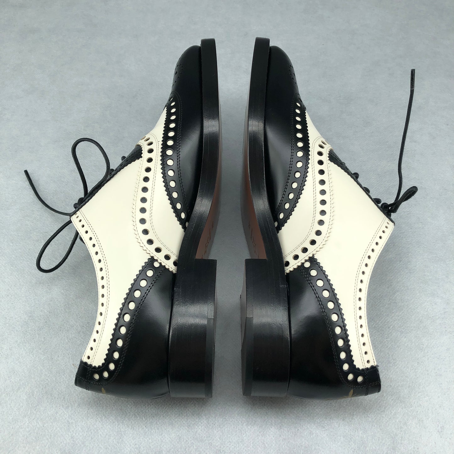 Christian Dior Women's Spectator Oxford Brogues 36.5 White/Black