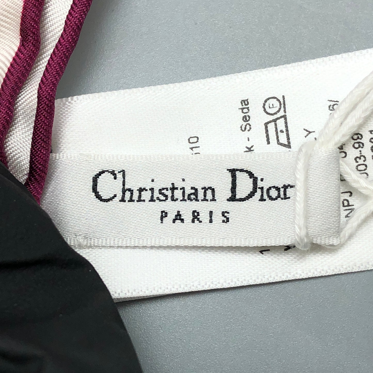 Christian Dior 90*90cm Multi-Color Silk Scarf
