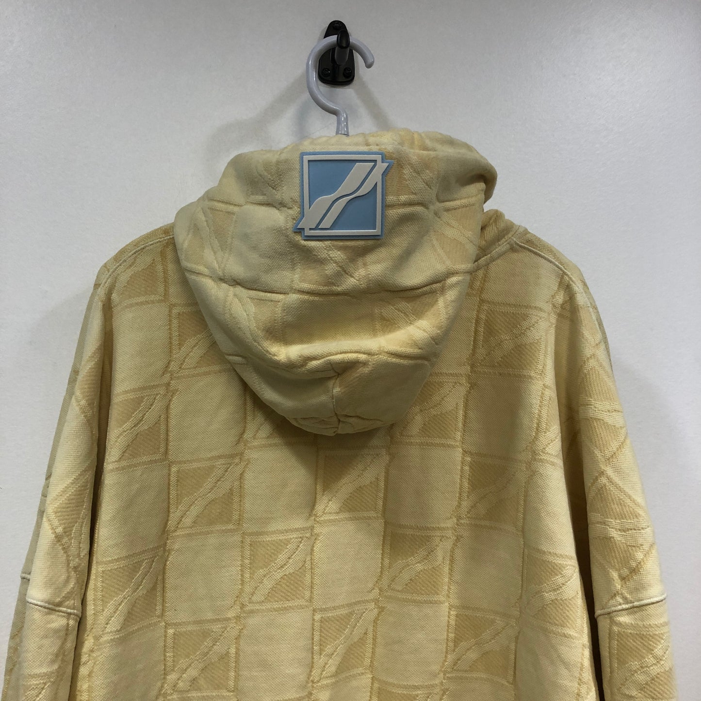 We11done Jacquard Hoodie Size L Yellow