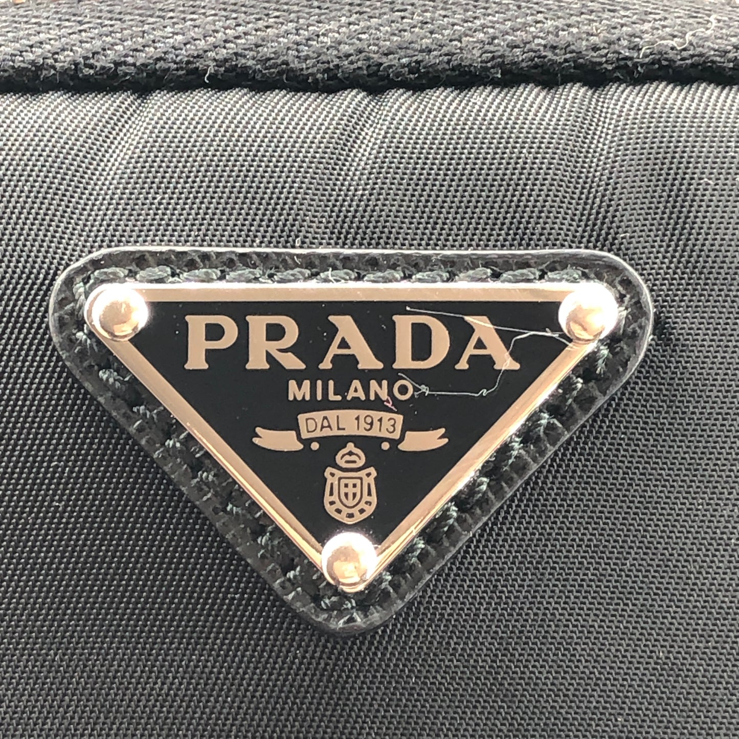 Prada Women‘s Re-Nylon Knee-High Lug Sole Boots Size 37 Black