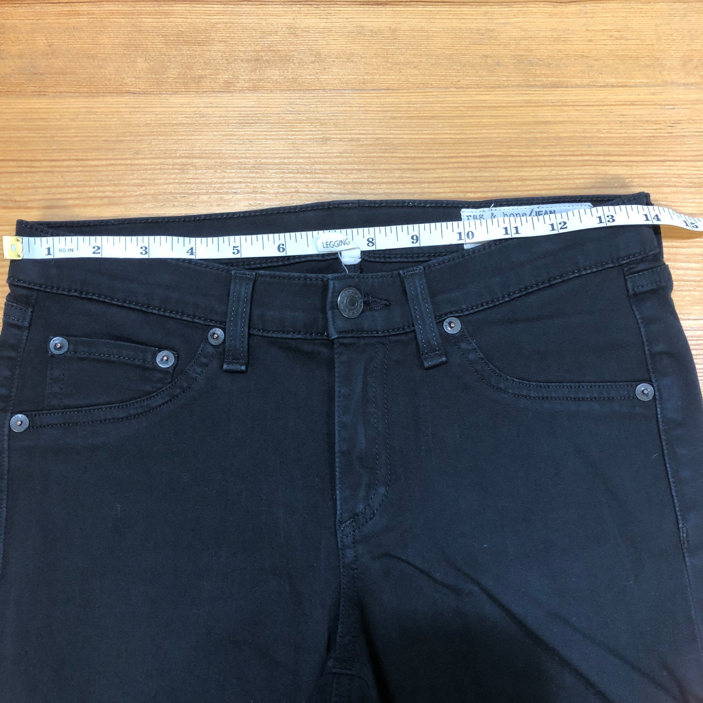 Rag & Bone Black Skinny Leggings Jeans size 26