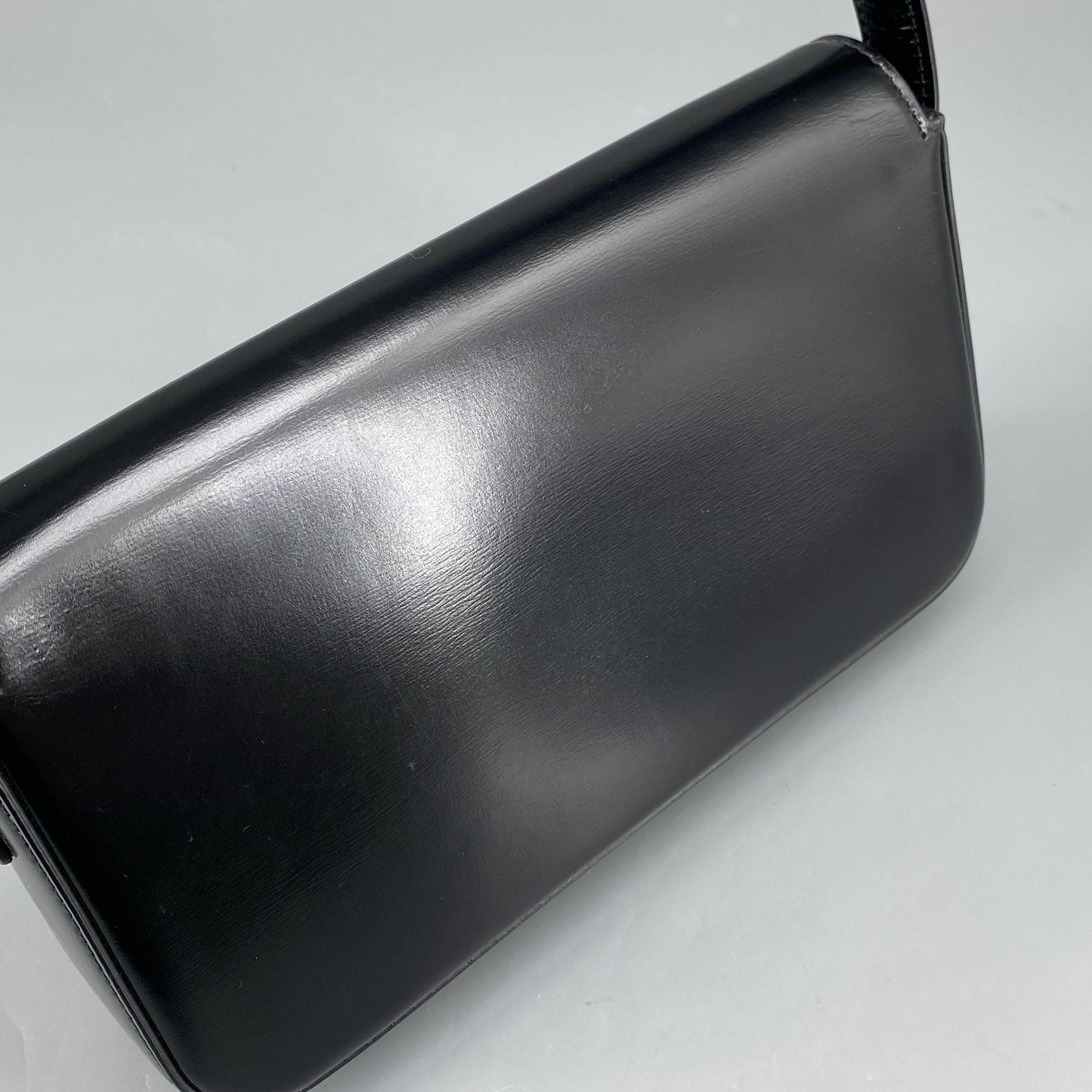 Celine Black Triomphe Shoulder Bag