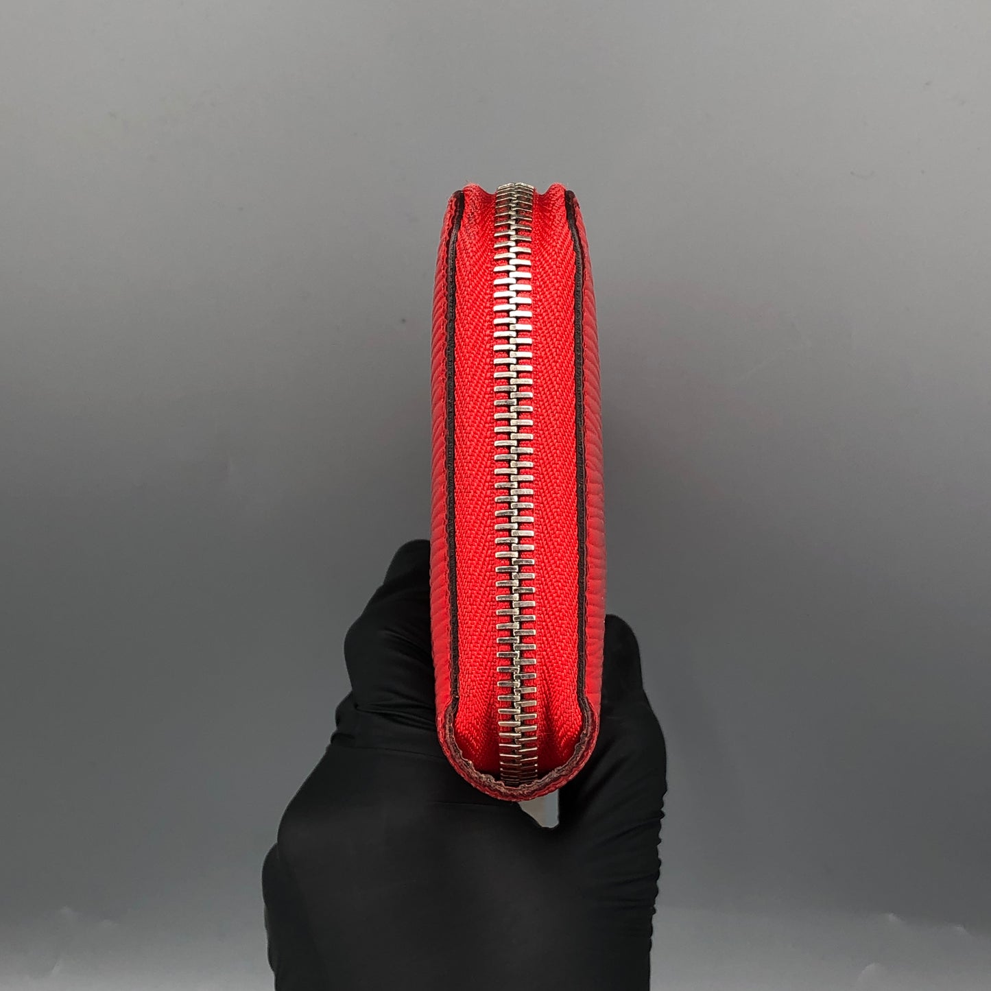 Louis Vuitton Epi Leather Zippy Wallet Red