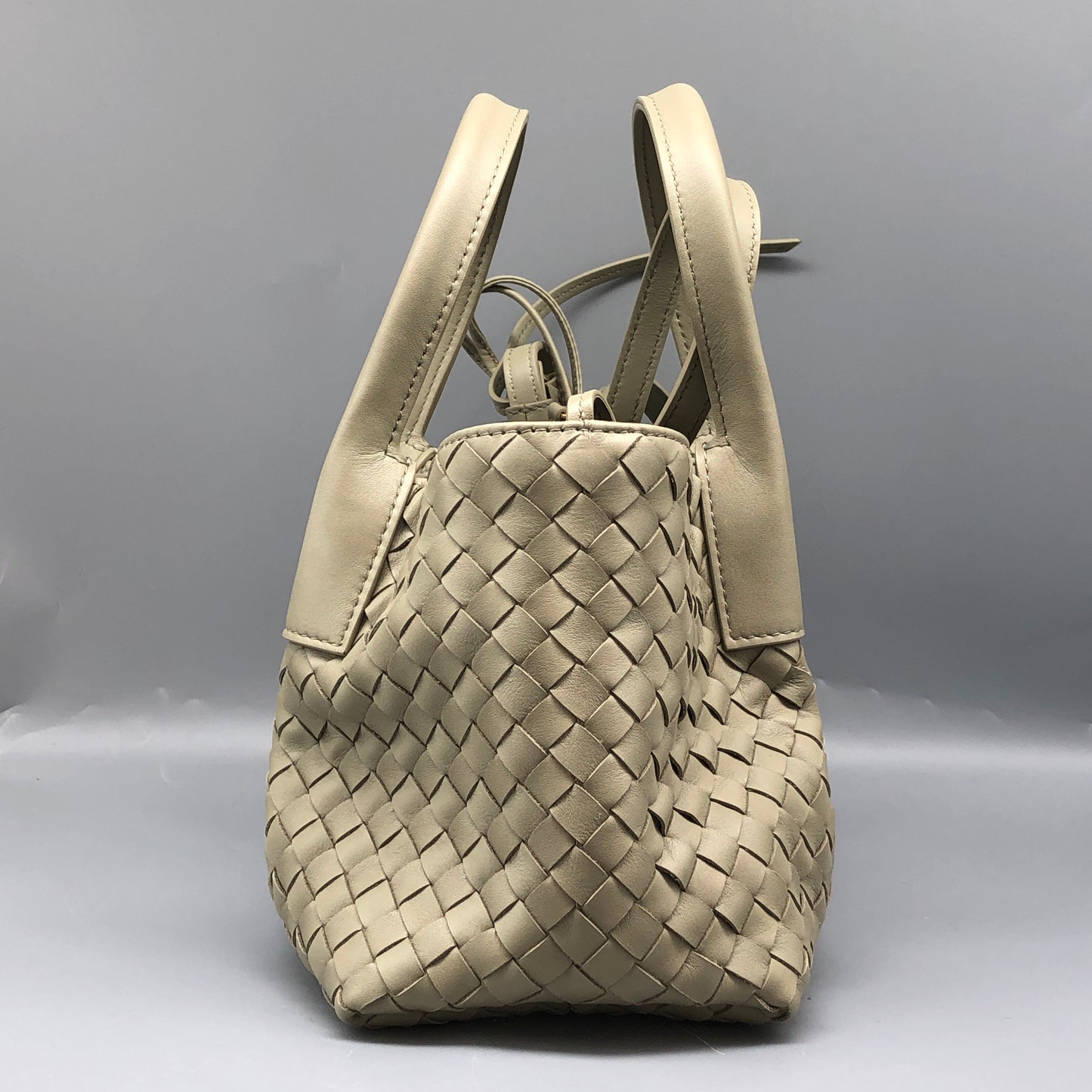 Bottega Veneta Intrecciato Small Tote Bag Matcha Green