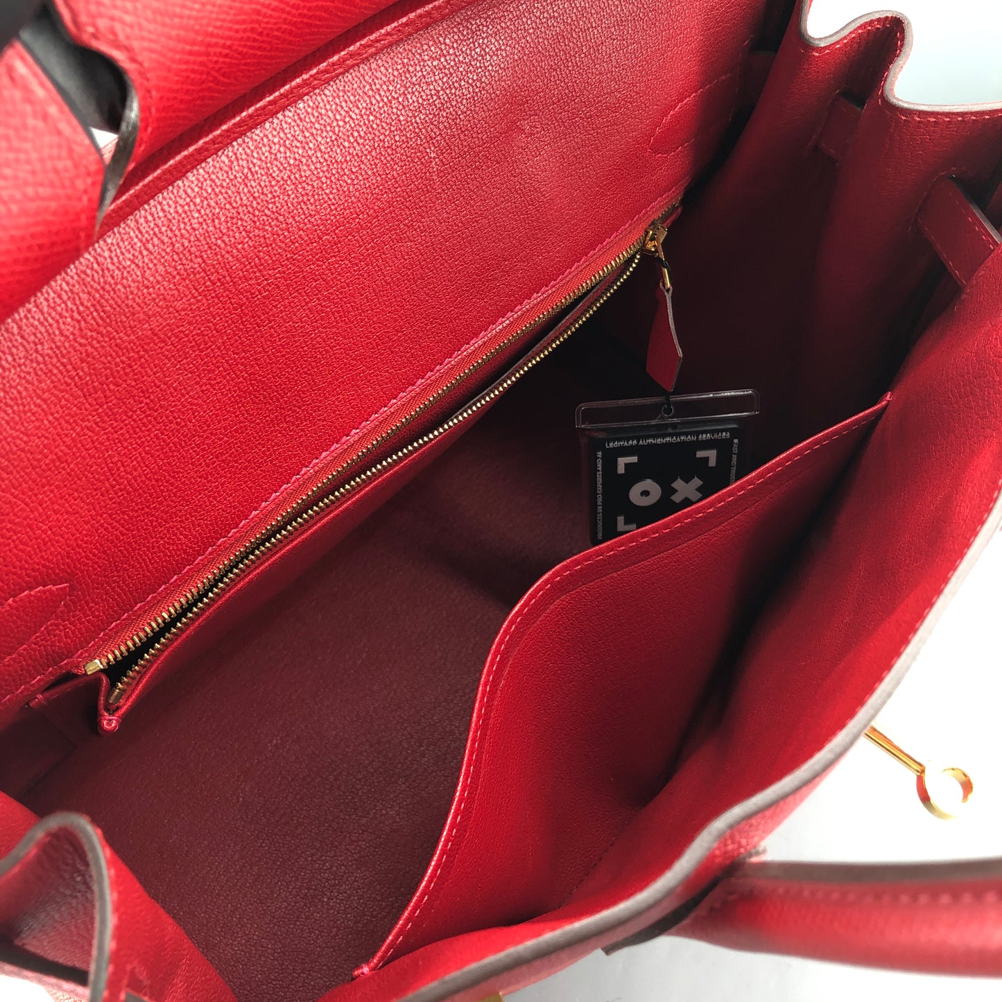 Hermes 2015 Birkin 30  Handbag  Red