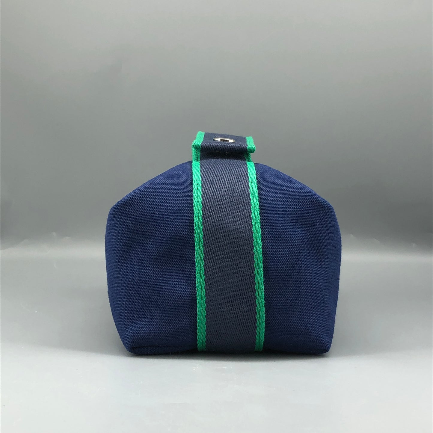 Hermes Blue/Green Cotton Canvas Small Bride-A-Brac Case