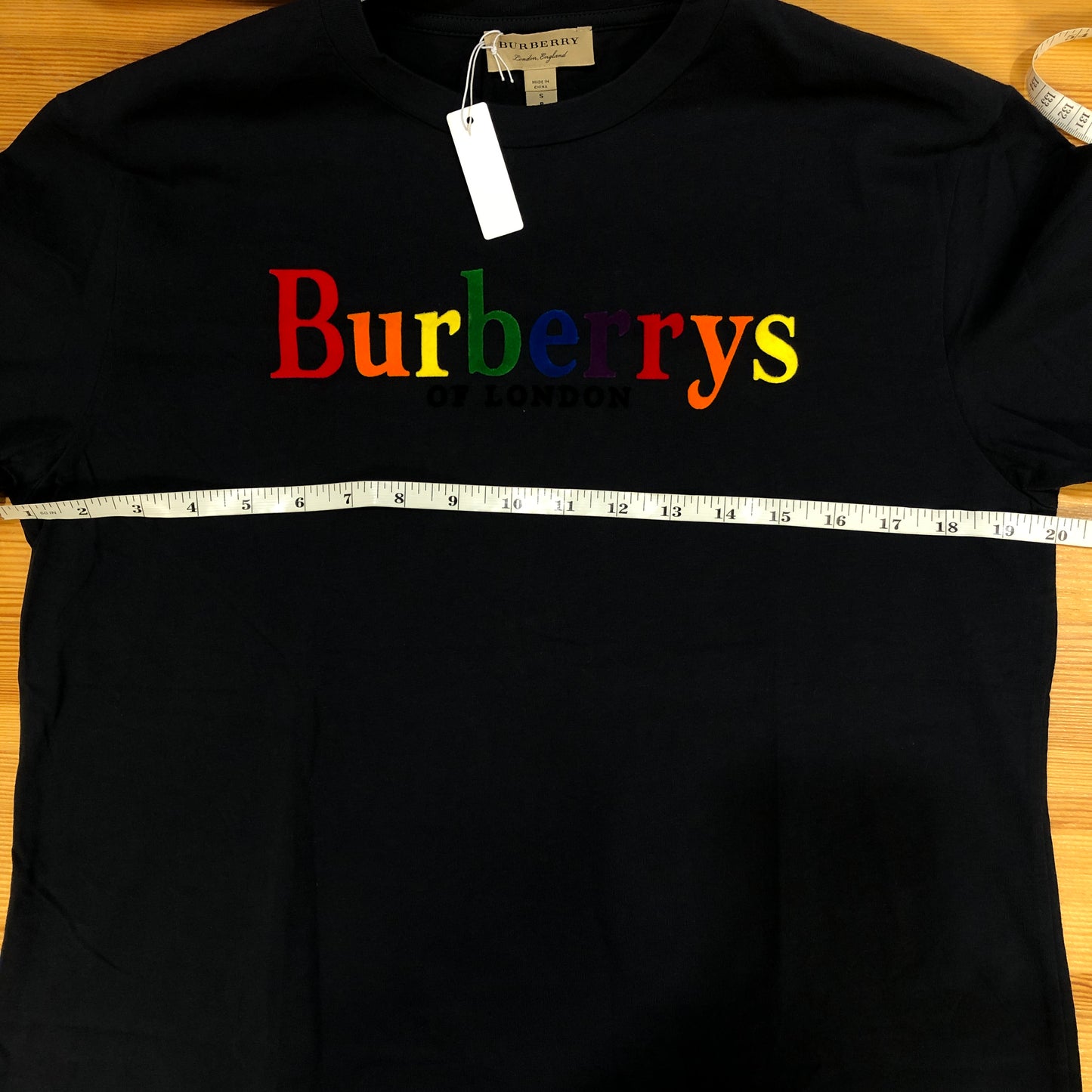 Burberry Navy Blue Crew Neck Short Sleeve T-shirt Size S
