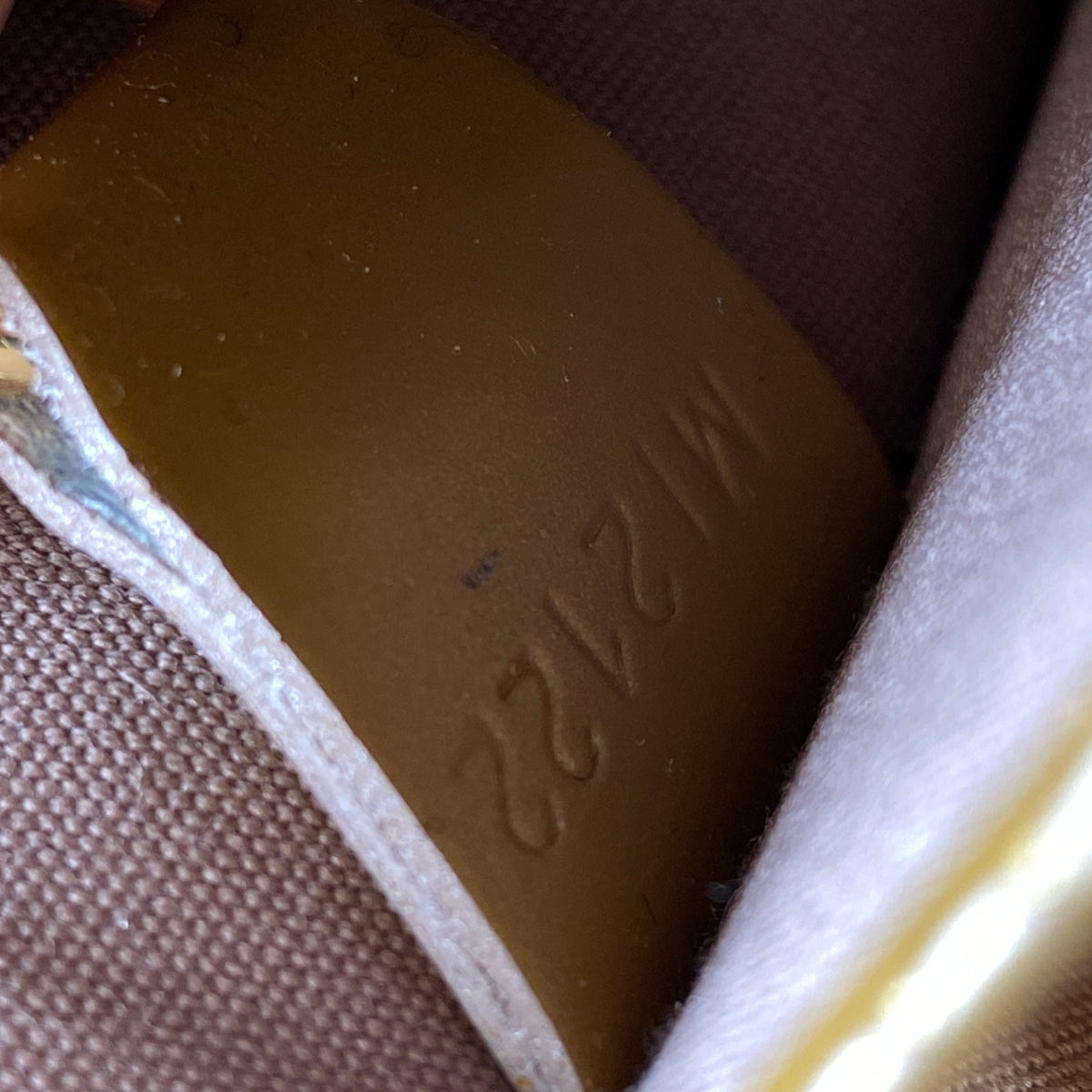Louis Vuitton Monogram Vernis Deesse Gold Handbag