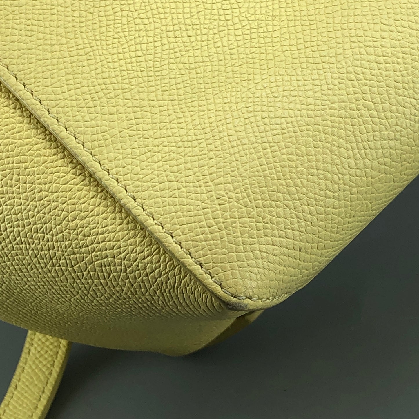 Celine Nano Belt Bag Leather Handbag Light Yellow