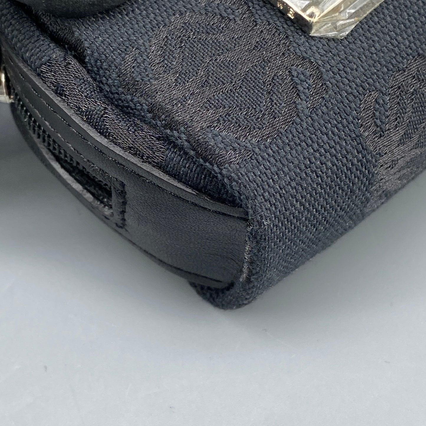 Loewe Black Anagram Jacquard Mini Zip Coin Pouch