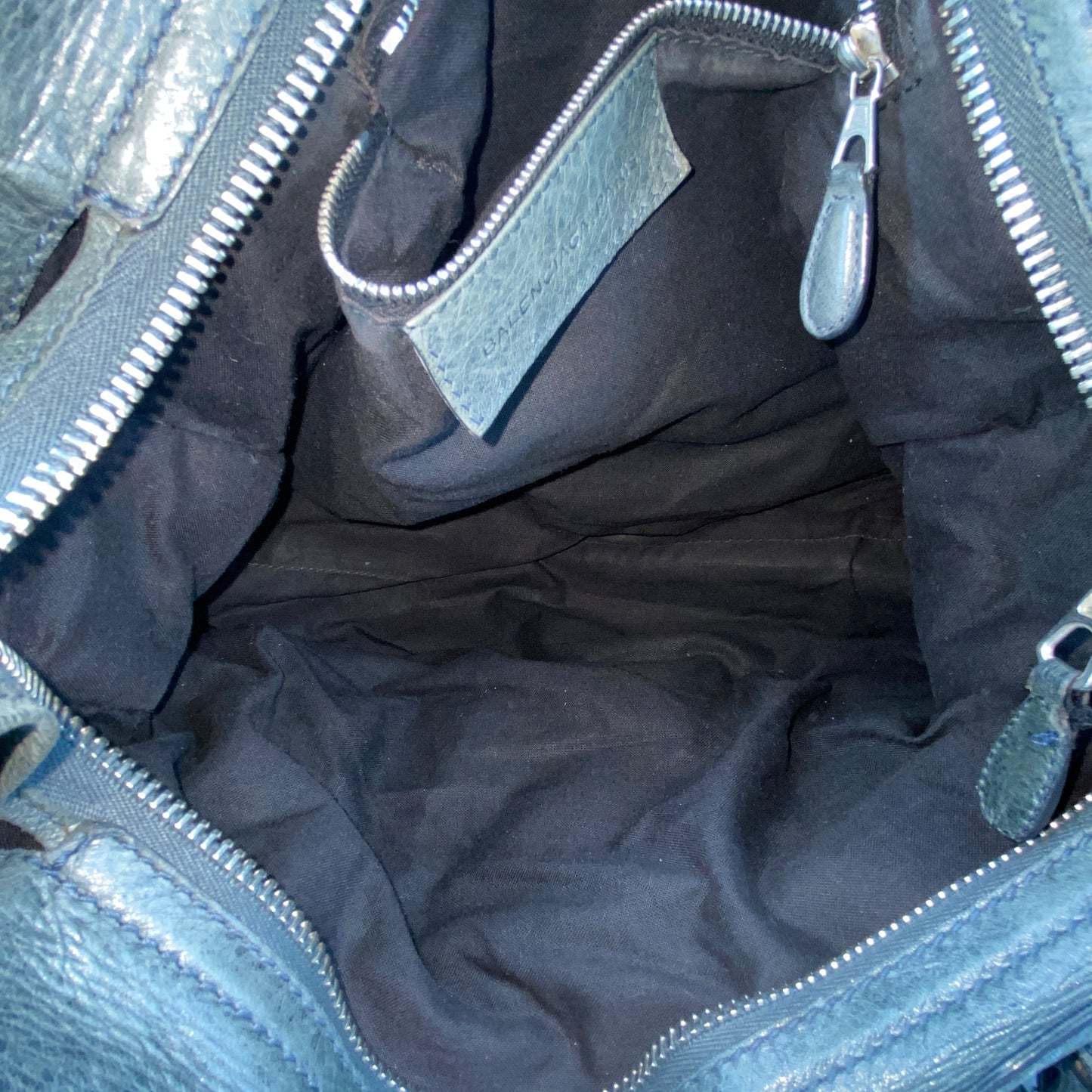 Balenciaga Grey Classic City Handbag Silver‑Tone Metal Hardware