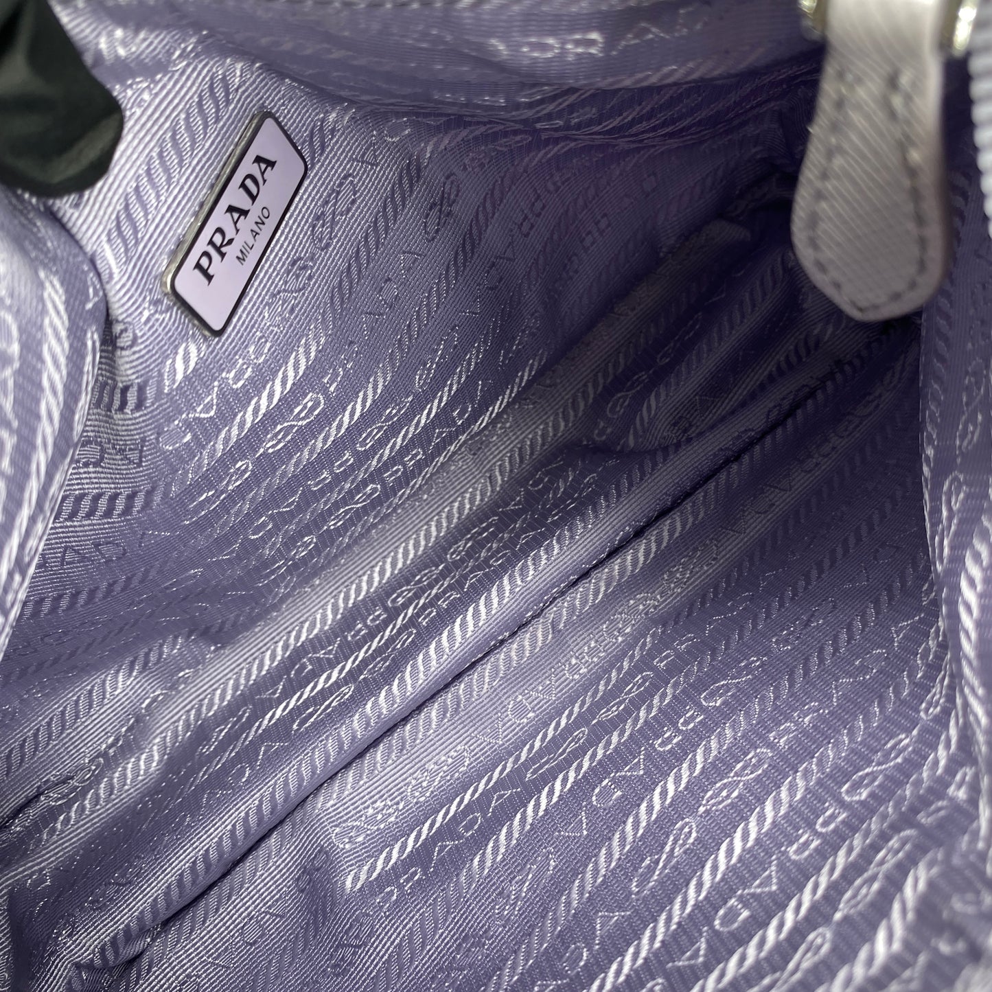Prada Light Purple Re-Nylon Hobo Shoulder Bag