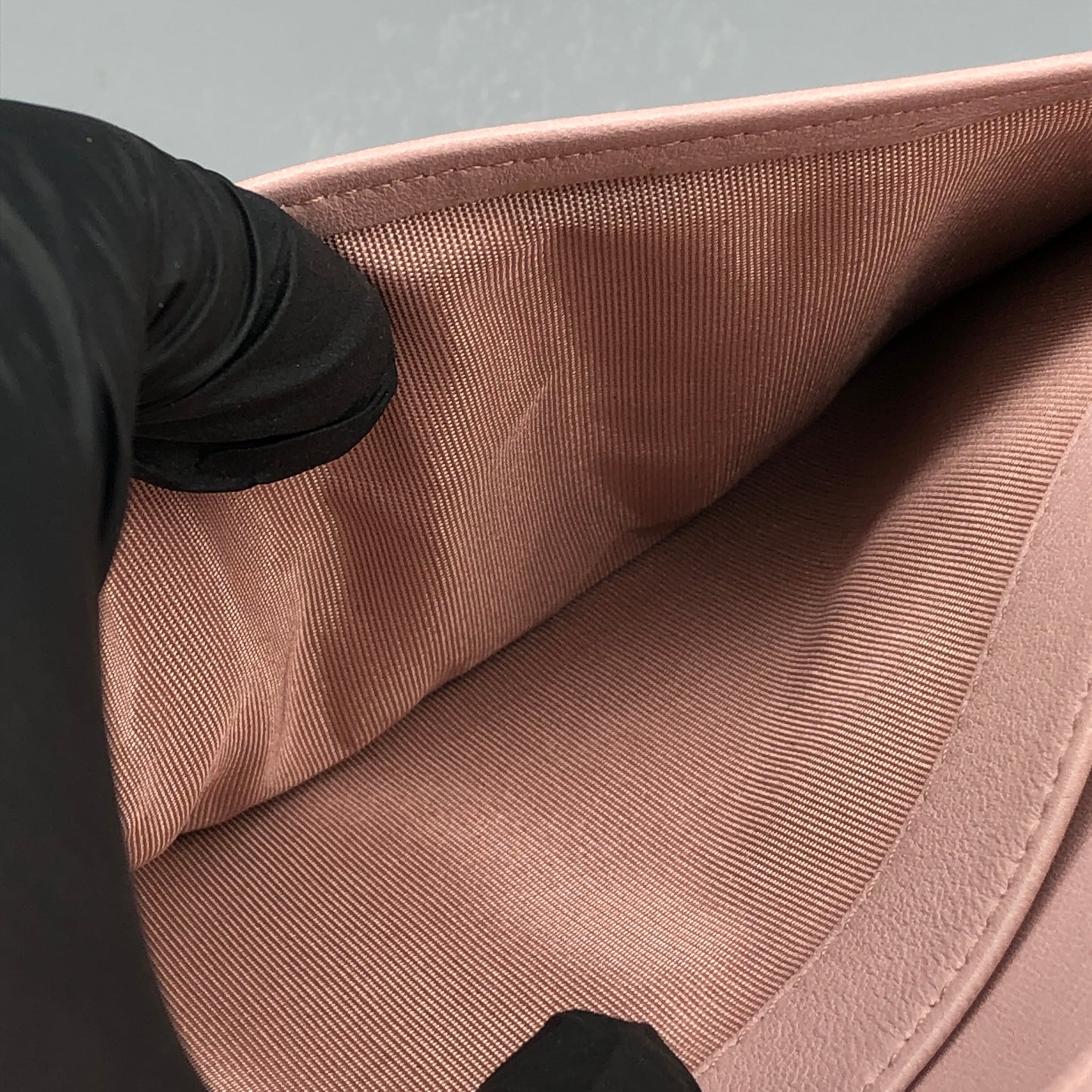 Chanel Blush Pink Large Diamond Quilted Flap Wallet
