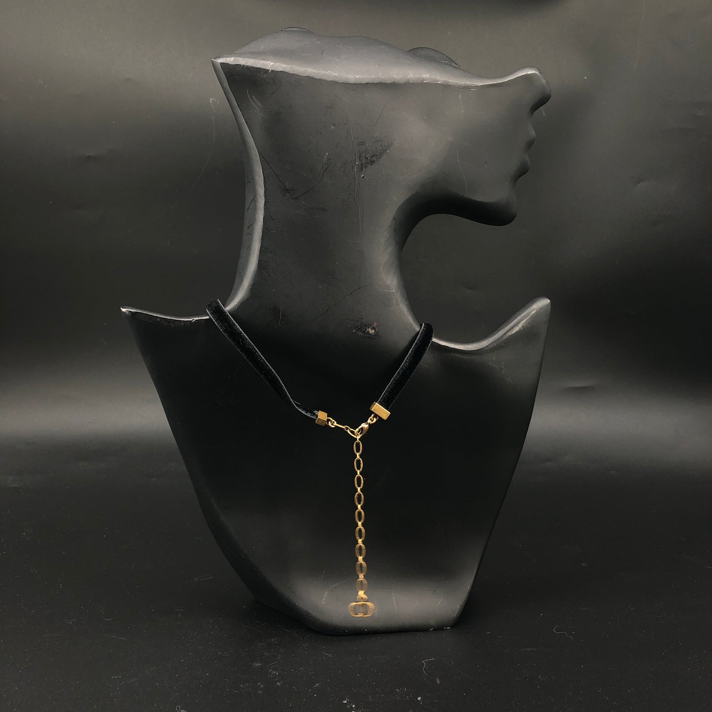 Dior Bee Pendant Necklace 35 cm Black