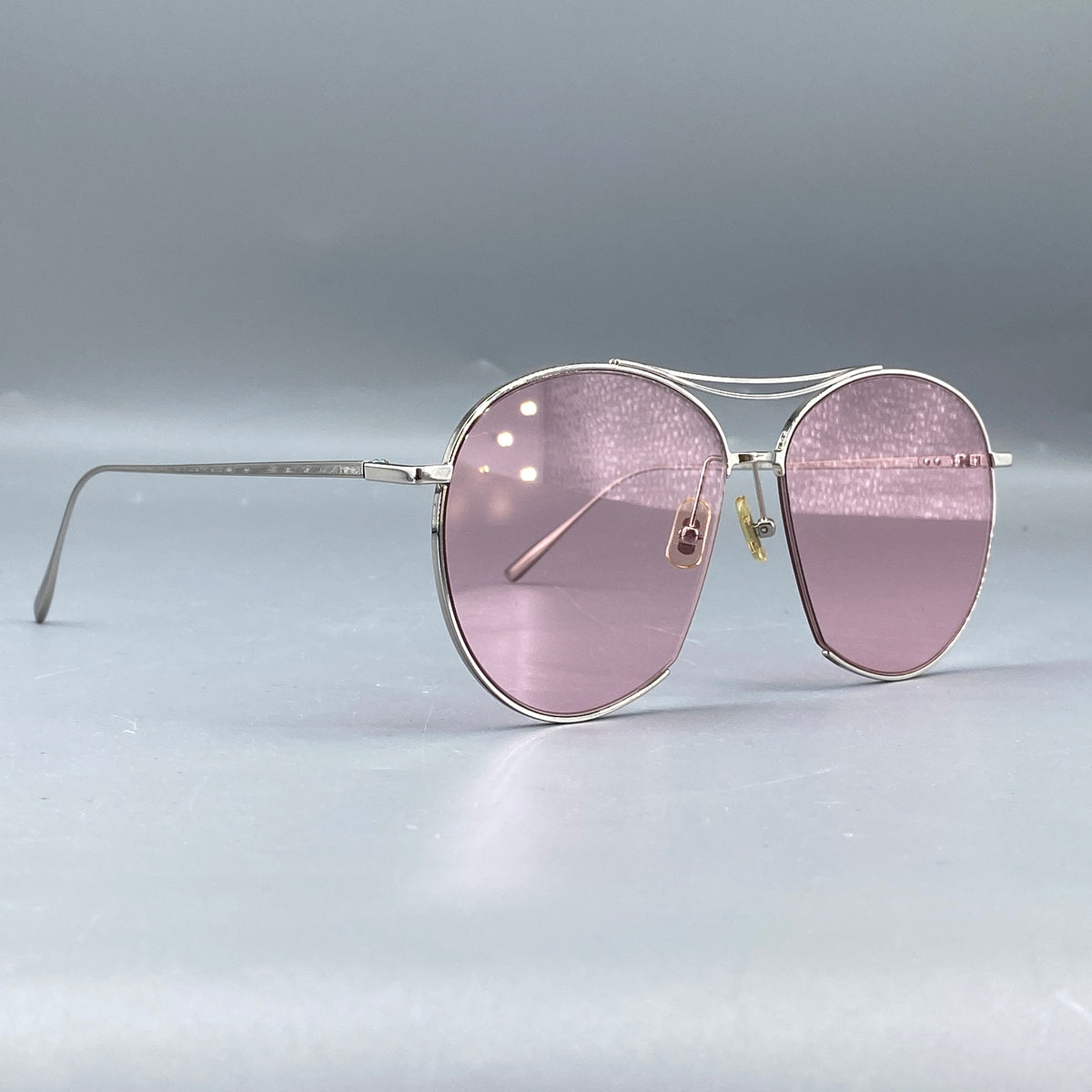 Gentle Monster Aviator Sunglasses Pink/Silver