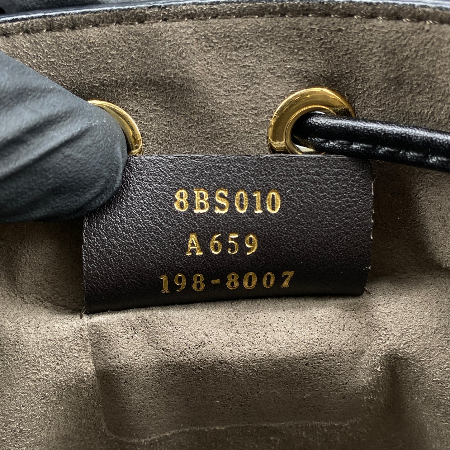 Fendi Brown FF Print Mini Drawstring Bucket Bag