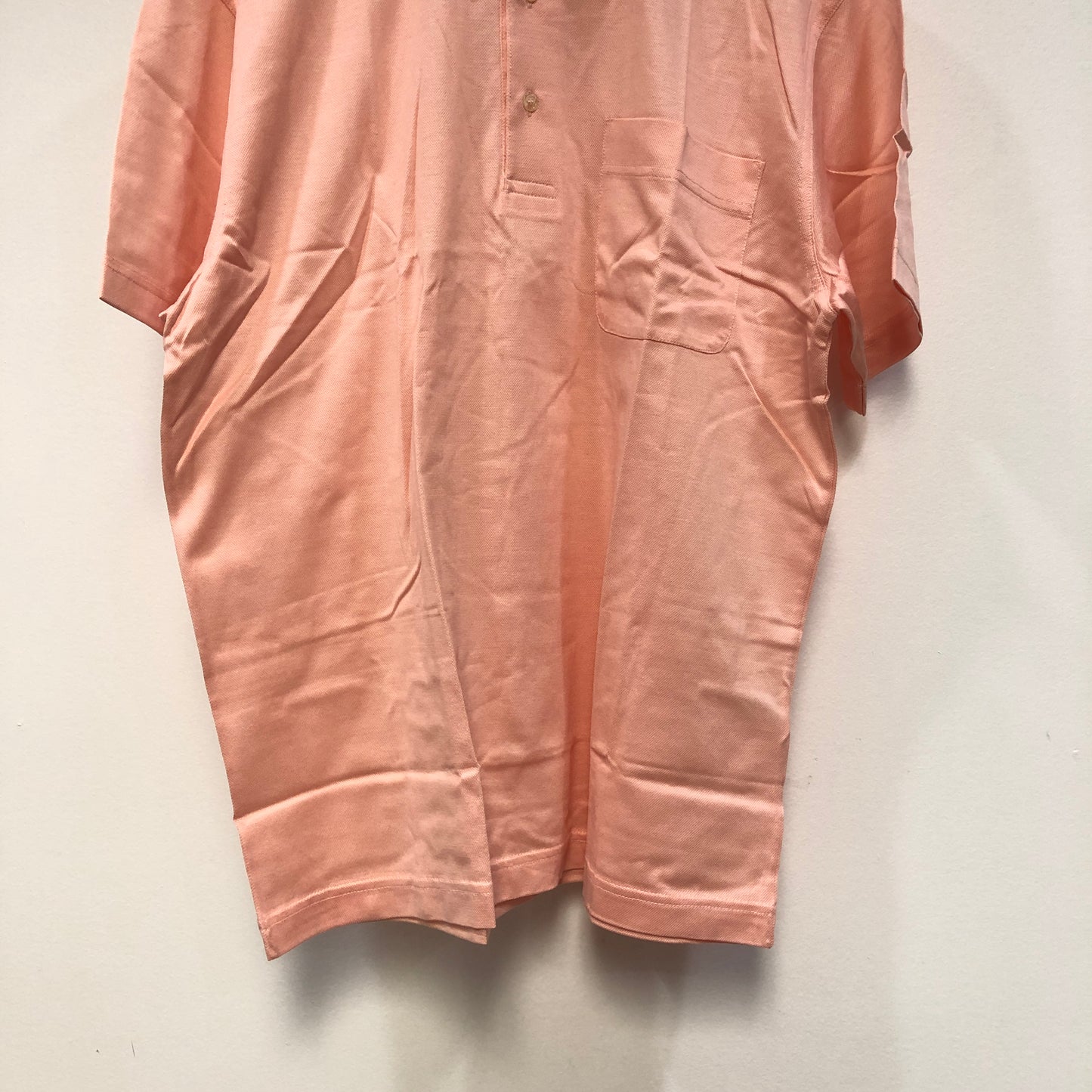 Balenciaga Light Pink Short Sleeve Button Shirt US Size 6