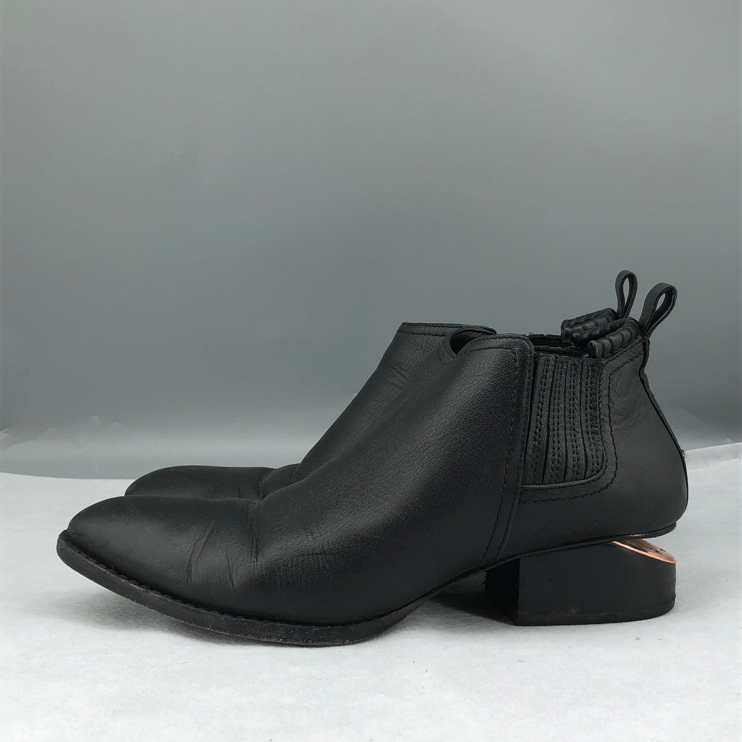 Alexander Wang Women's Kori Cutout Heel Ankle Boots 38 Black