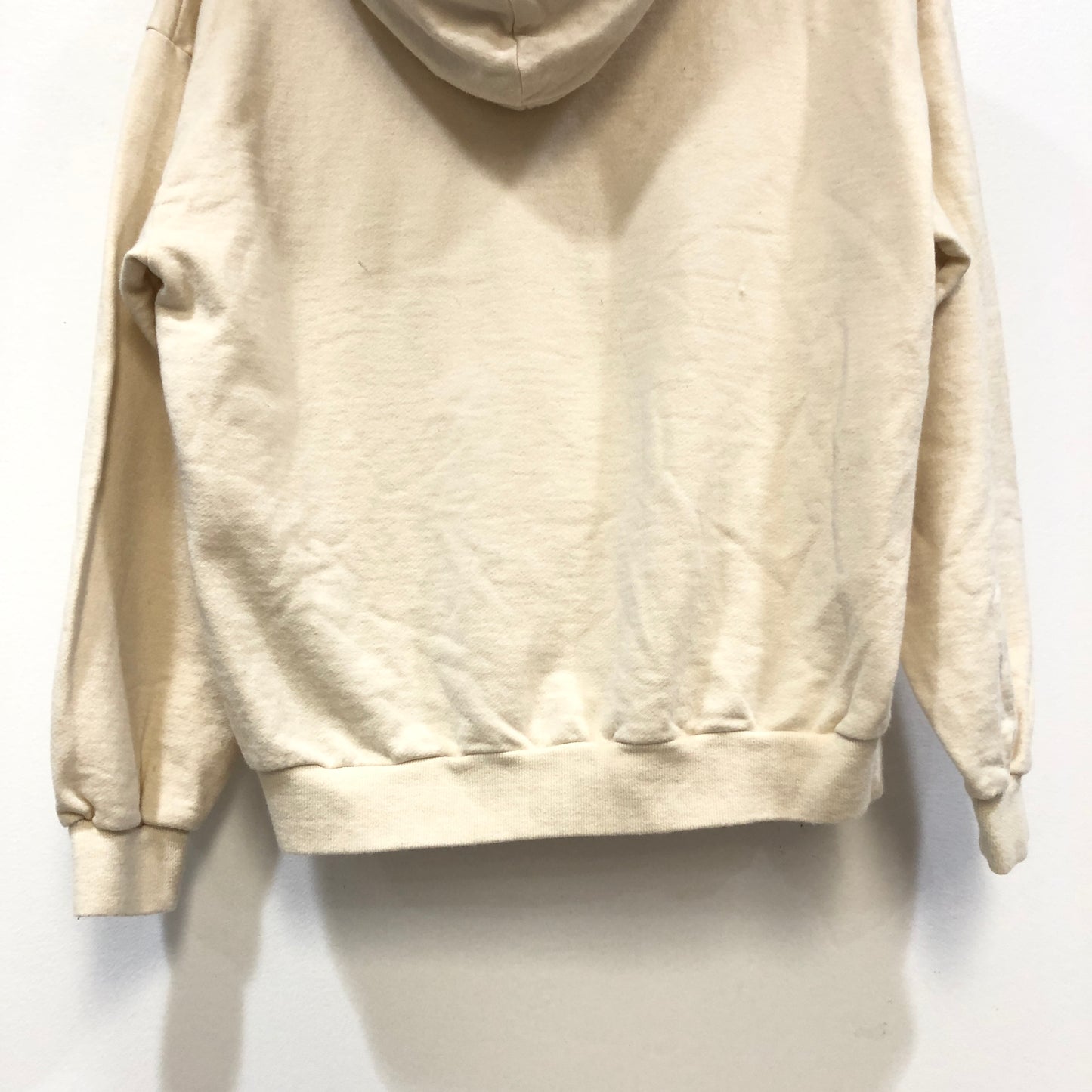 Celine Beige Triomphe Logo Hoodie Size M