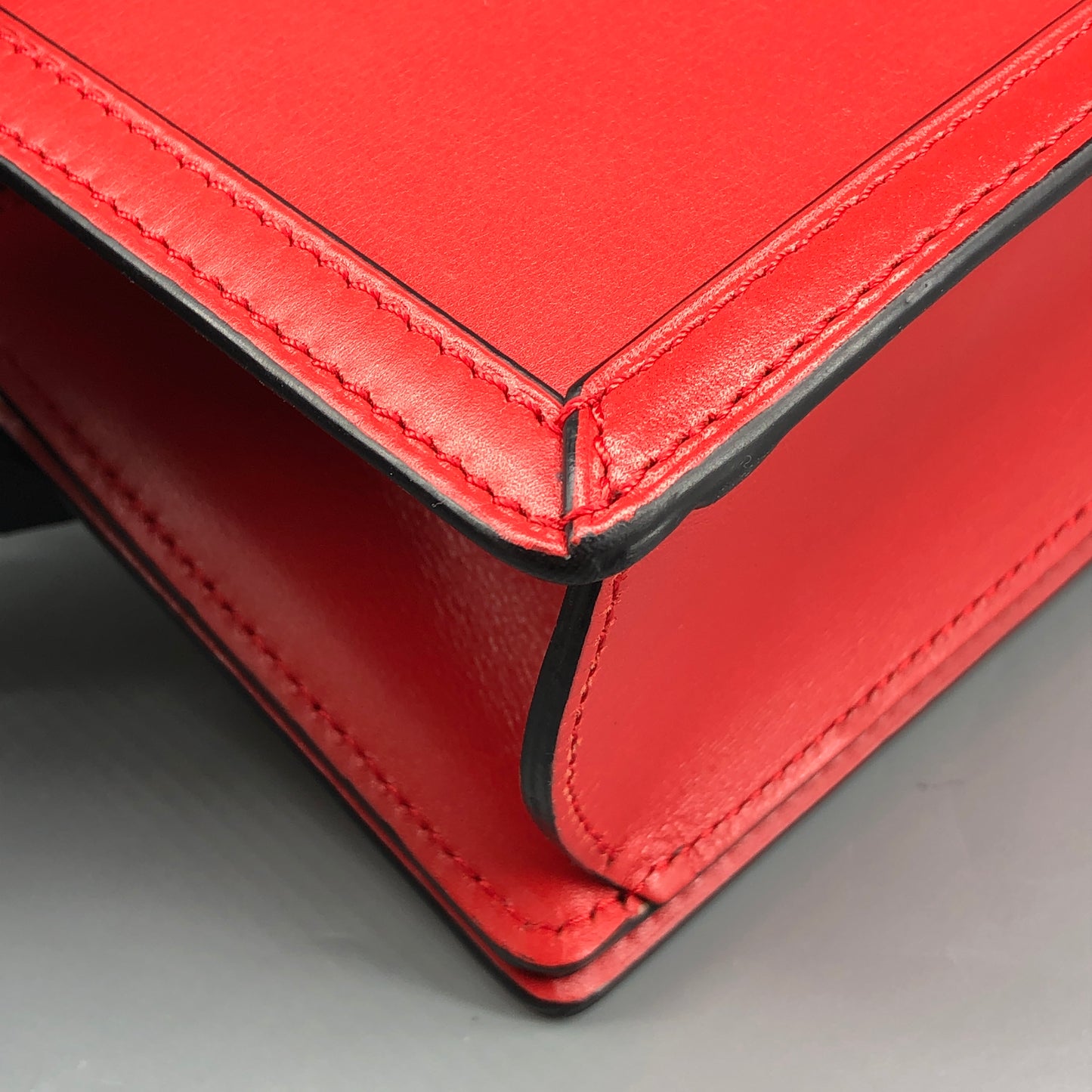Loewe Barcelona Red Smooth Calfskin Crossbody Bag