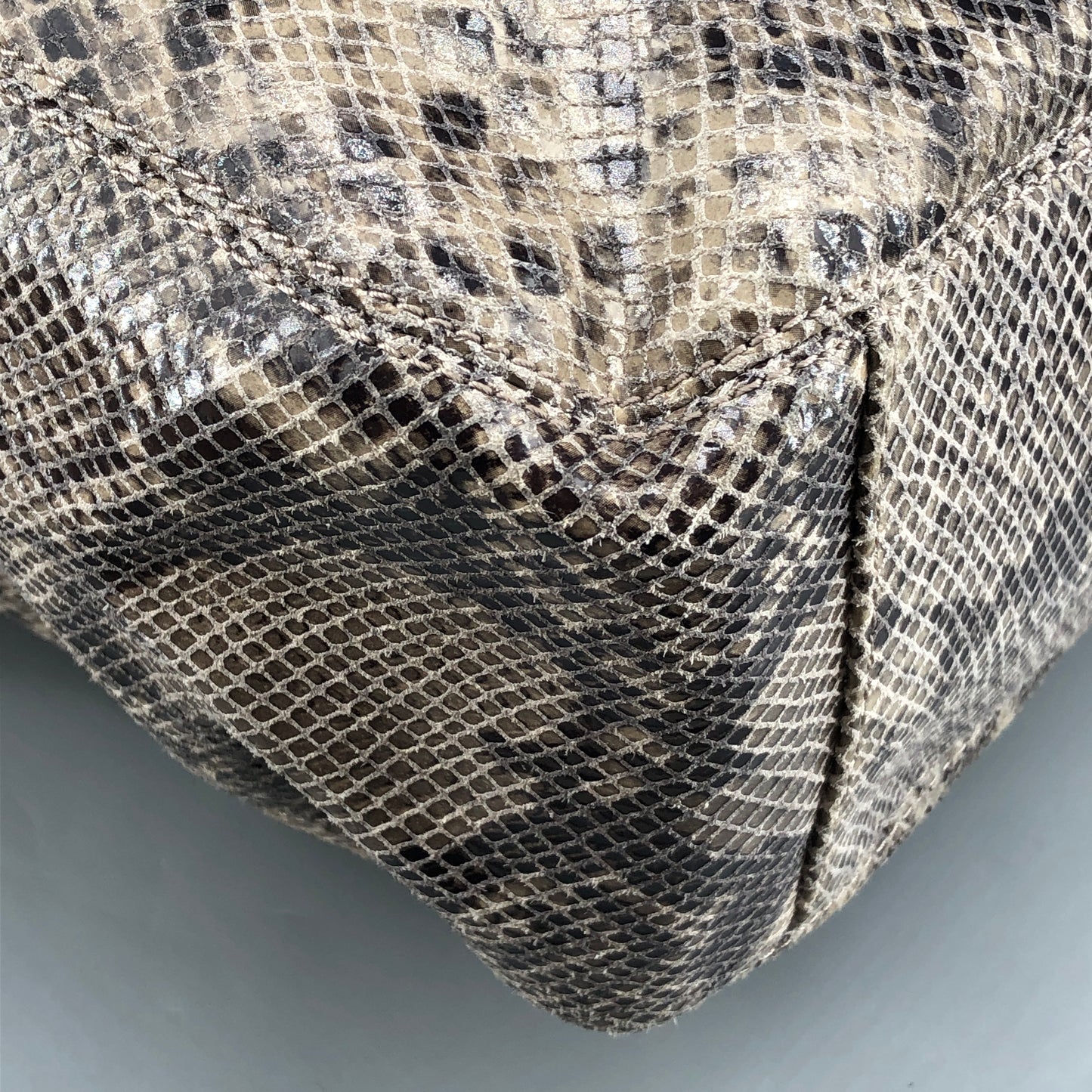Michael Kors Snake Print Large Hobo Bag