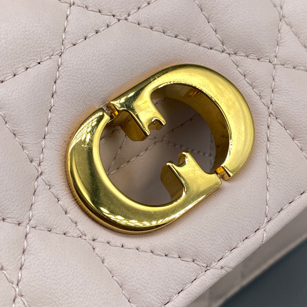 Christian Dior Miss Caro Mini Bag Powder Pink Lambskin
