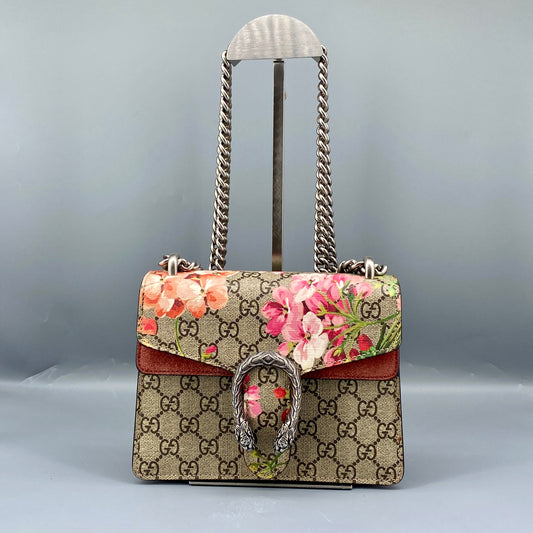 Gucci Dionysus GG Blooms Beige Floral Print Shoulder Bag