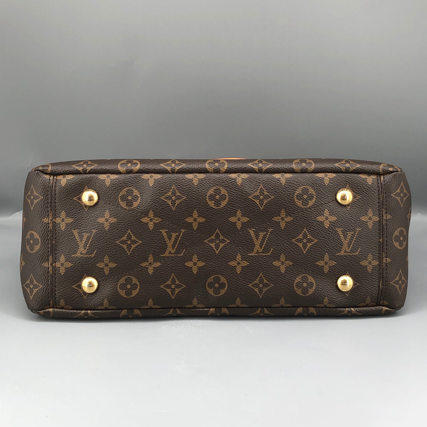 Louis Vuitton Monogram Pallas MM Handbag Brown