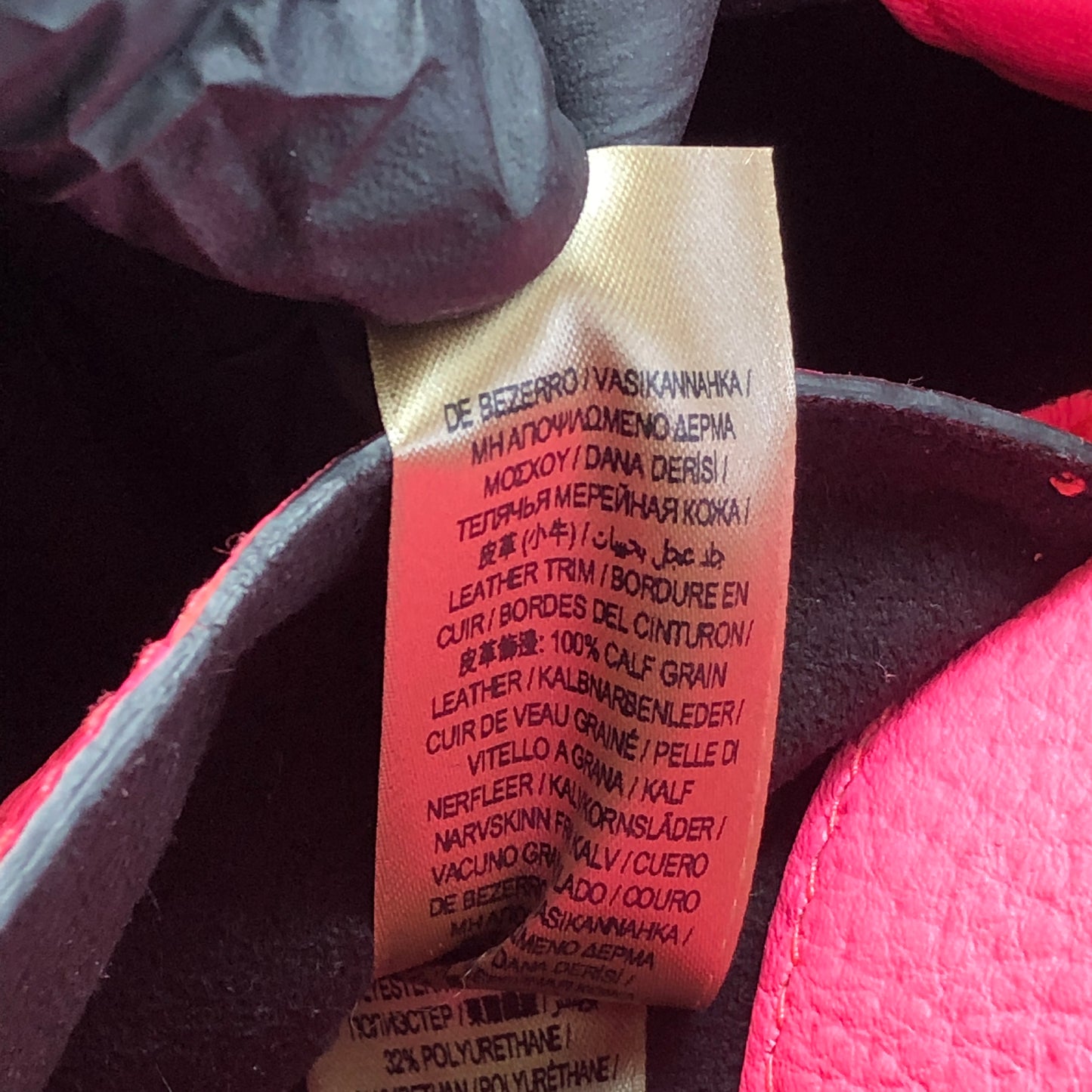 Burberry Pink Grained Leather Crossbody Bag