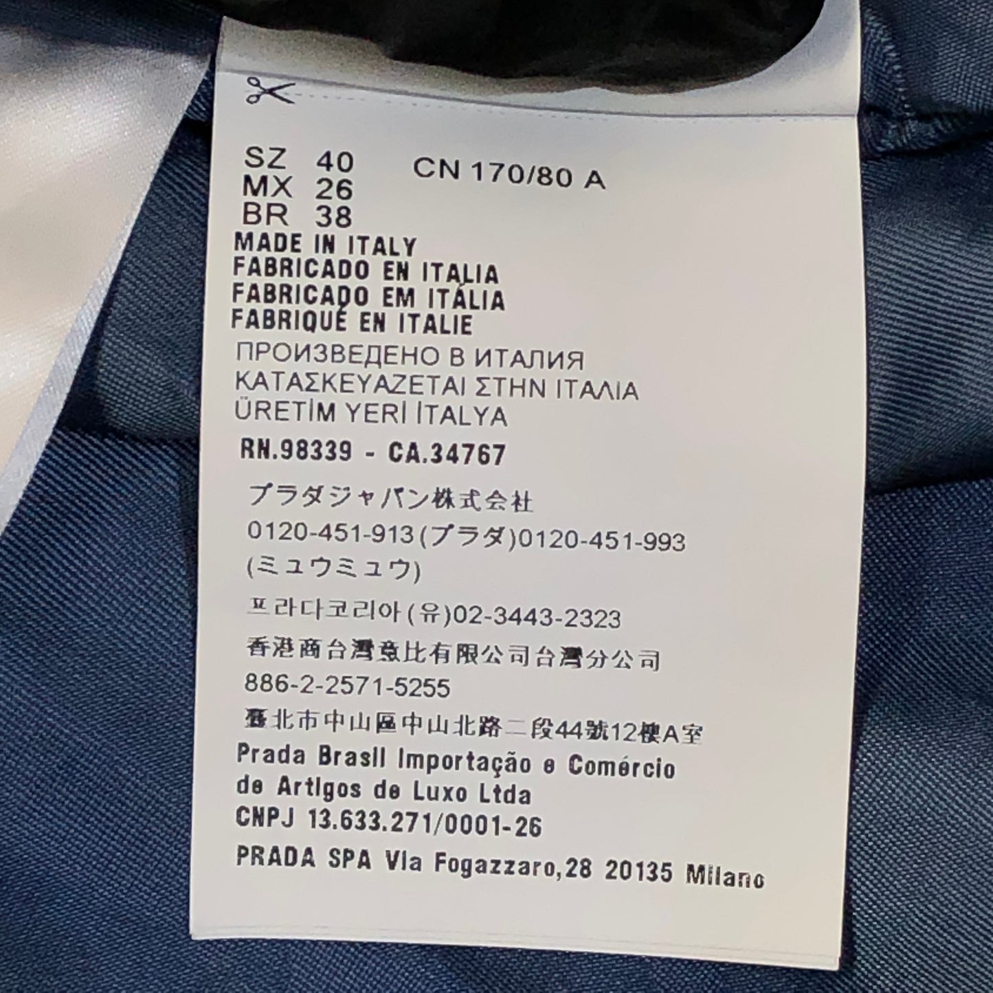 Miu Miu Blue Denim Zip-Up Hooded Jacket Size 40
