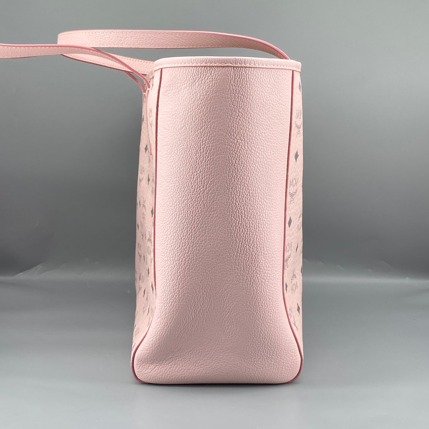 MCM Blush Pink Visetos Medium Tote Bag