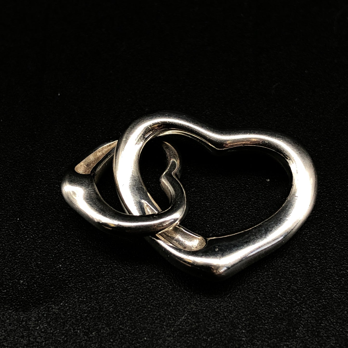 Tiffany & Co. Interlocking Hearts Pendant 925 Sterling Silver
