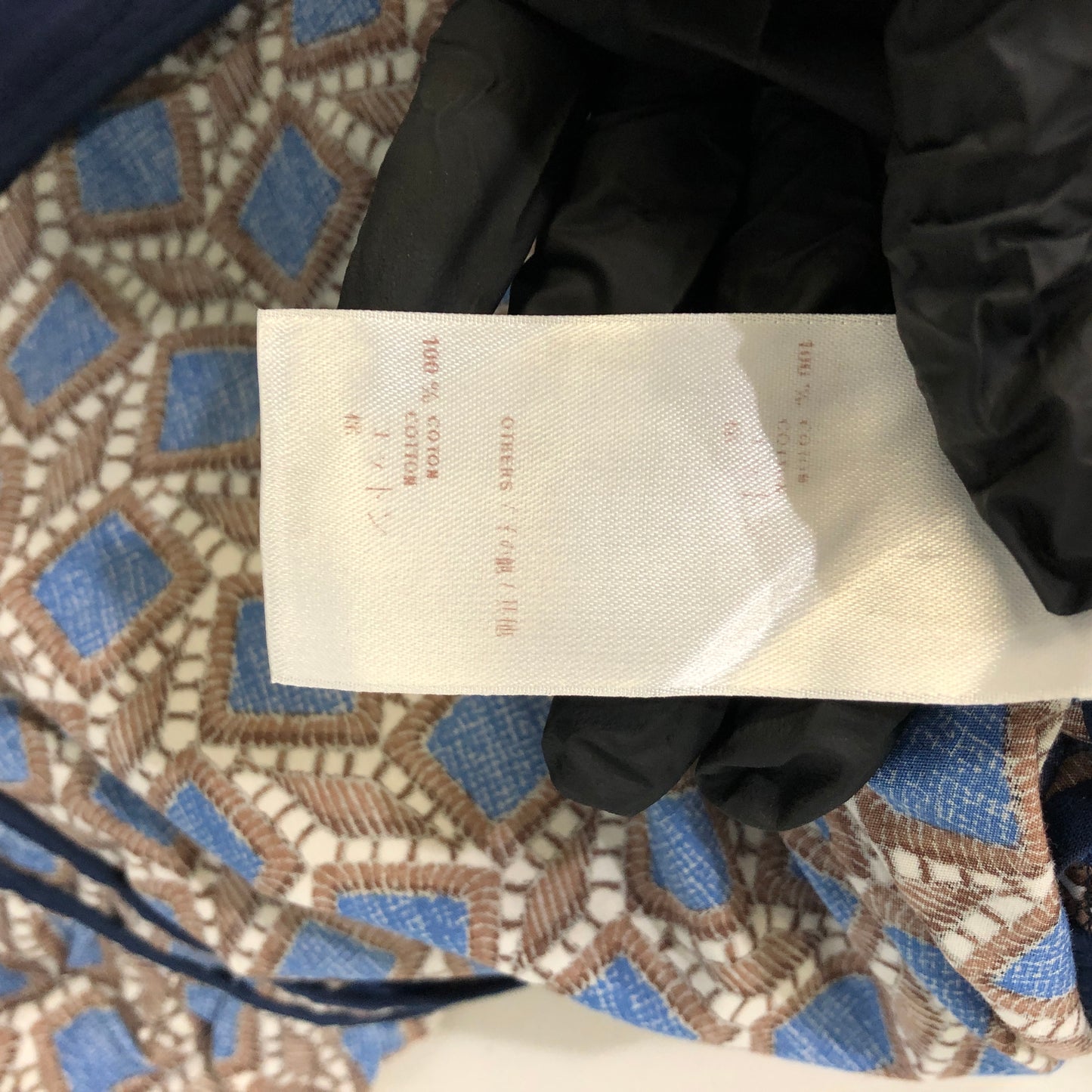 Louis Vuitton Jacquard Midi Dress – Blue (P2P 17 in)