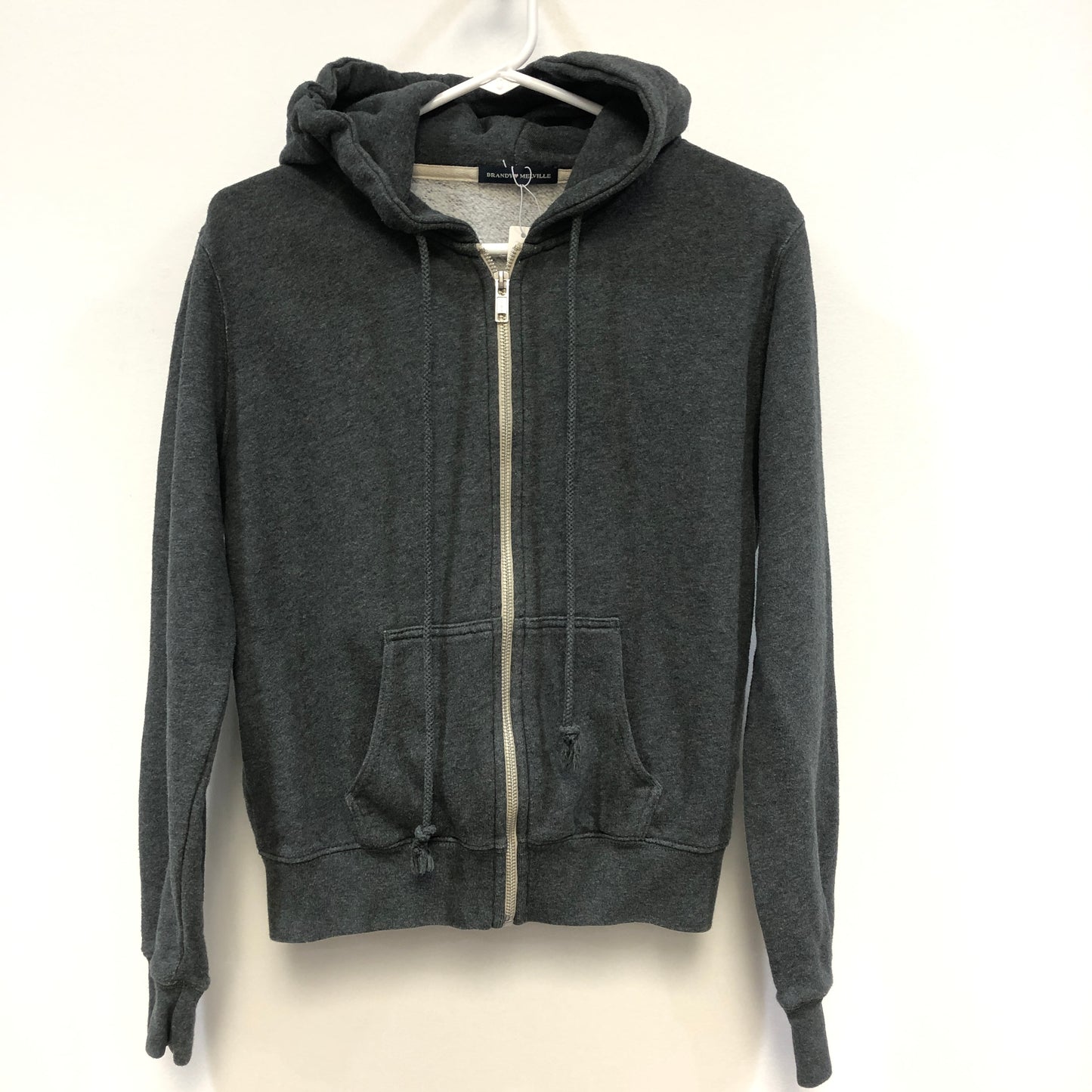 Brandy Melville Zip-Up Hoodie 160/84A Grey