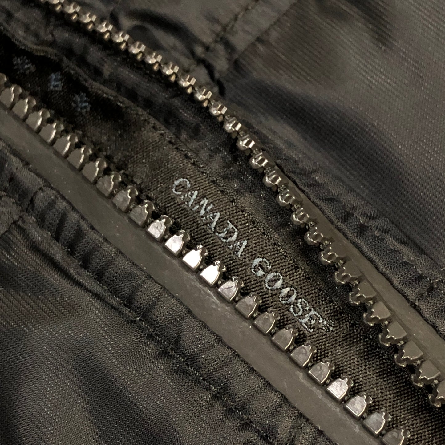 Canada Goose Black Quilted Down Puffer Jacket Size 2XS