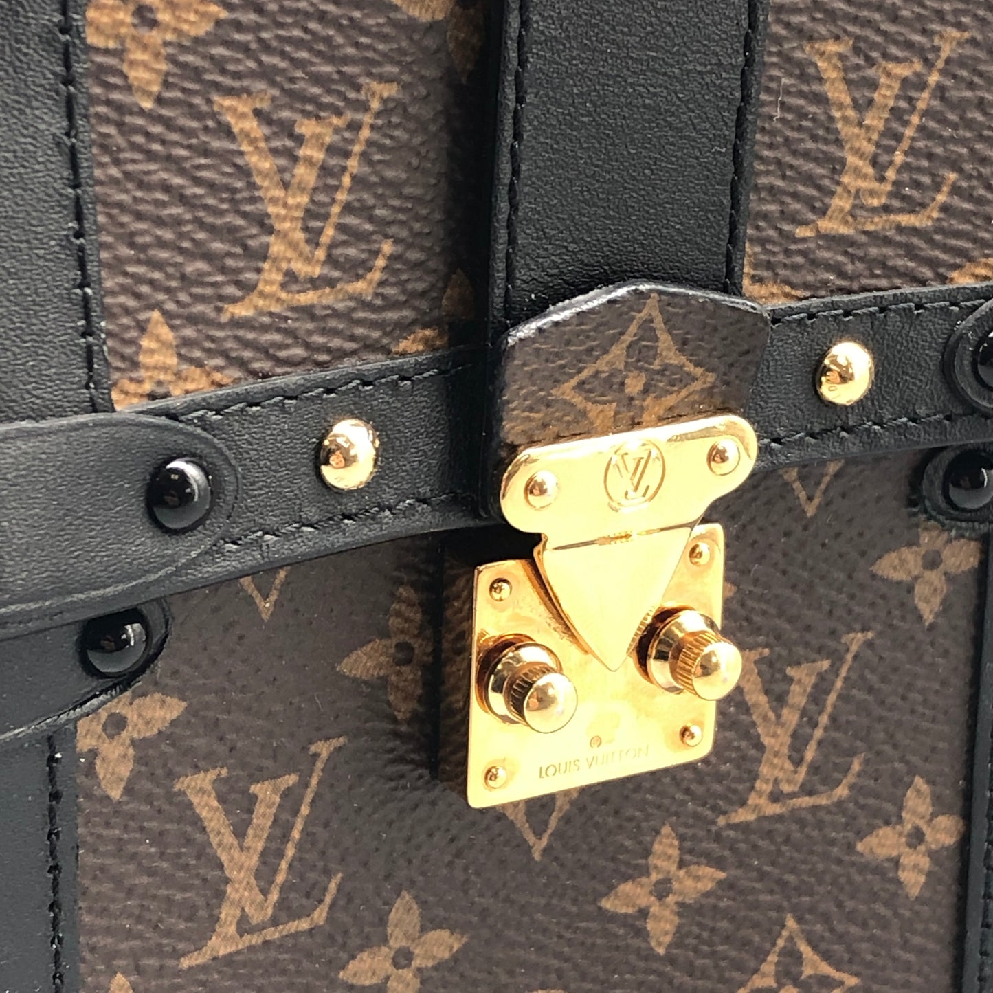 Louis Vuitton Monogram Canvas Petite Malle Phone Case Brown Bag
