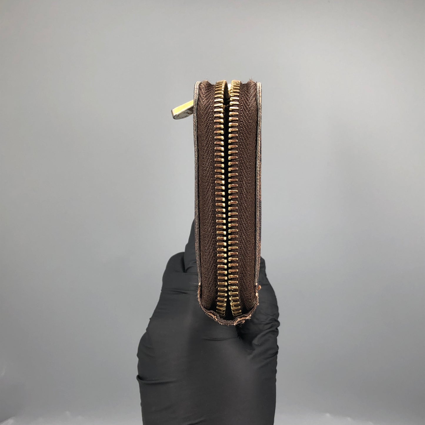 Louis Vuitton Damier Ebene Zippy Wallet Brown