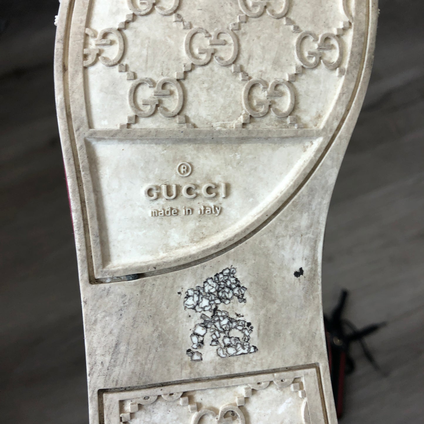 Gucci Women's Canvas High Top Sneakers 36 Black/White